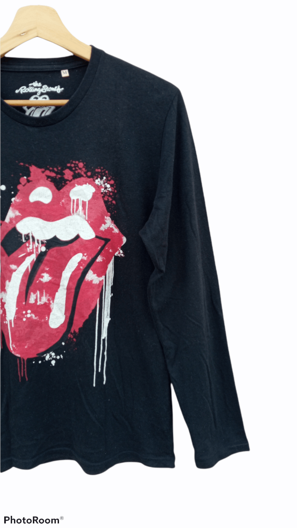 Band Tees × The Rolling Stones × Vintage 🔥🔥The Rolling Stones LS T-Shirt Size US S / EU 44-46 / 1 - 4 Thumbnail