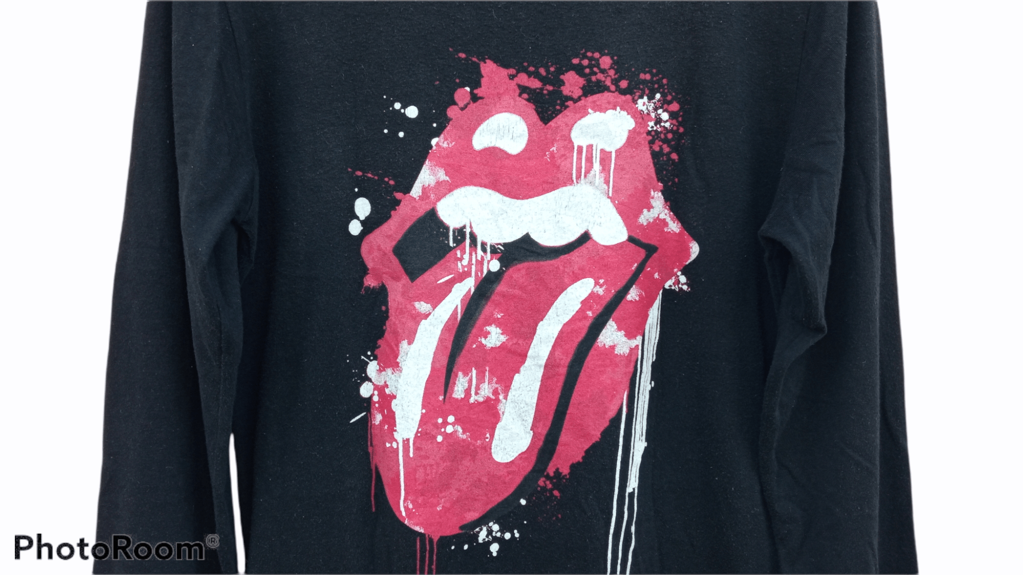 Band Tees × The Rolling Stones × Vintage 🔥🔥The Rolling Stones LS T-Shirt Size US S / EU 44-46 / 1 - 12 Thumbnail