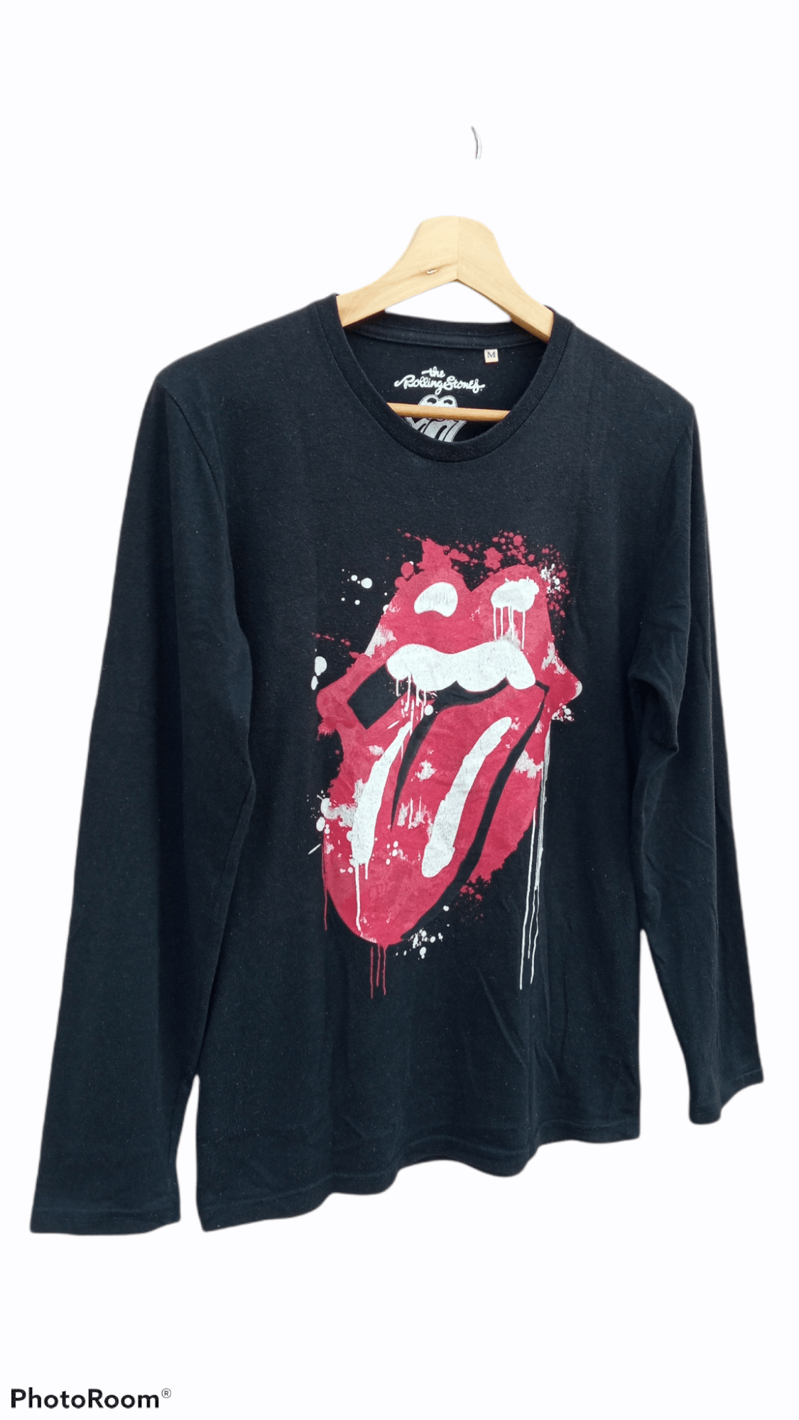 Band Tees × The Rolling Stones × Vintage 🔥🔥The Rolling Stones LS T-Shirt Size US S / EU 44-46 / 1 - 2 Thumbnail