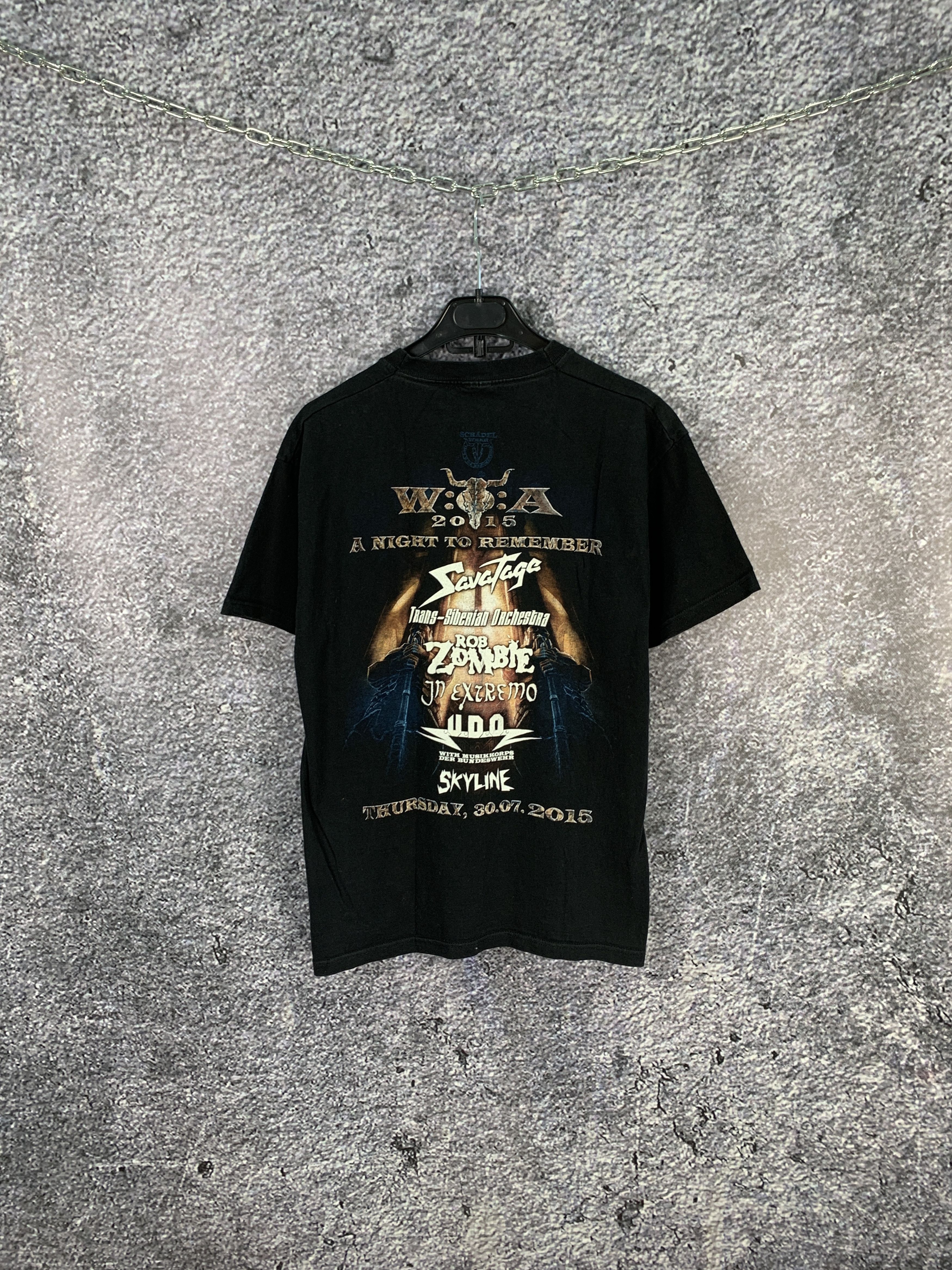 Band Tees Wacken T-Shirt Heavy Metal Music Festival Band Tee Size S Size US L / EU 52-54 / 3 - 6 Thumbnail