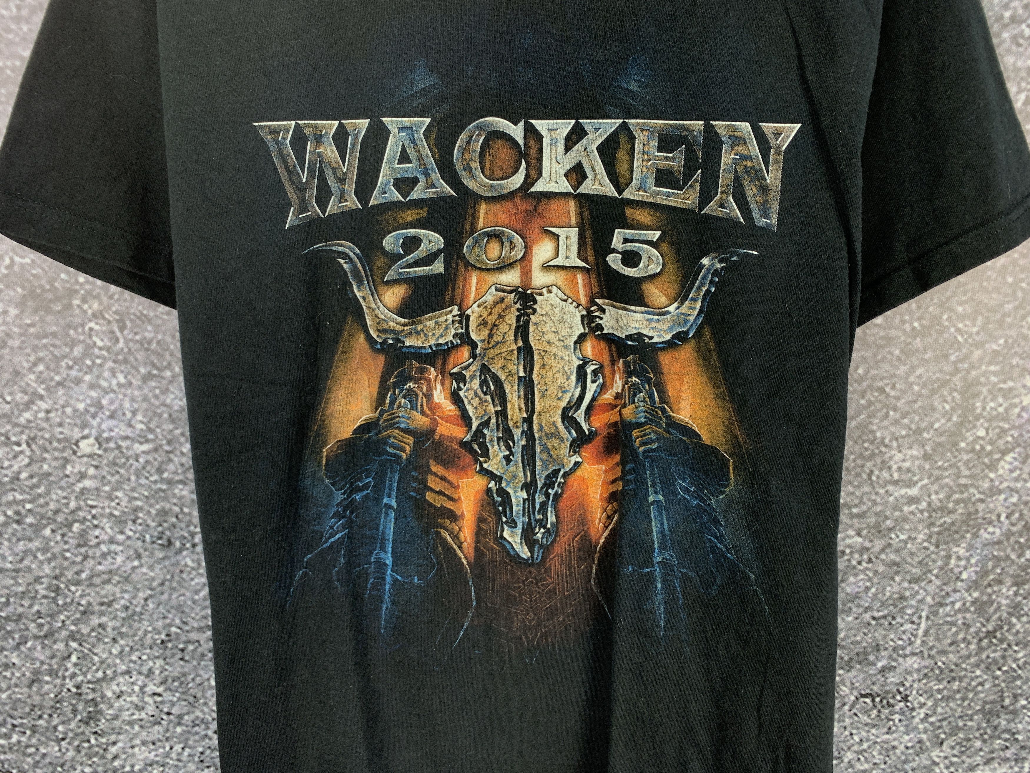 Band Tees Wacken T-Shirt Heavy Metal Music Festival Band Tee Size S Size US L / EU 52-54 / 3 - 4 Thumbnail