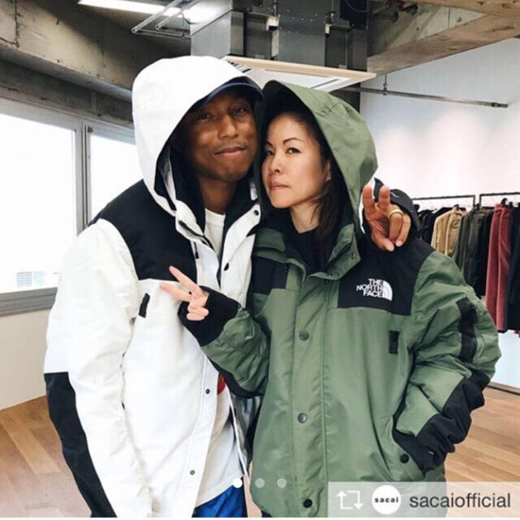 Sacai Sacai x TNF Bomber Jacket | Grailed