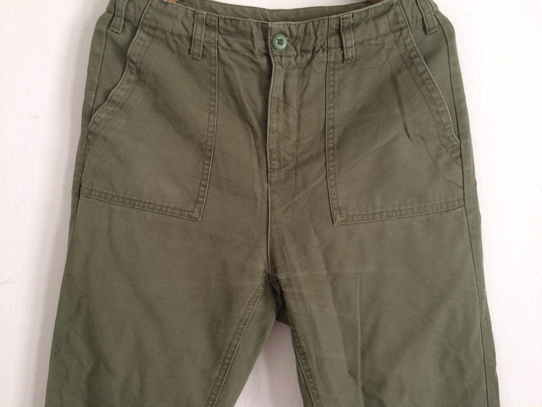 GU × Japanese Brand × Vintage 🔥🔥Japanese Brand GU Vintage Military Style Fatigue Pants Size US 30 / EU 46 - 4 Thumbnail