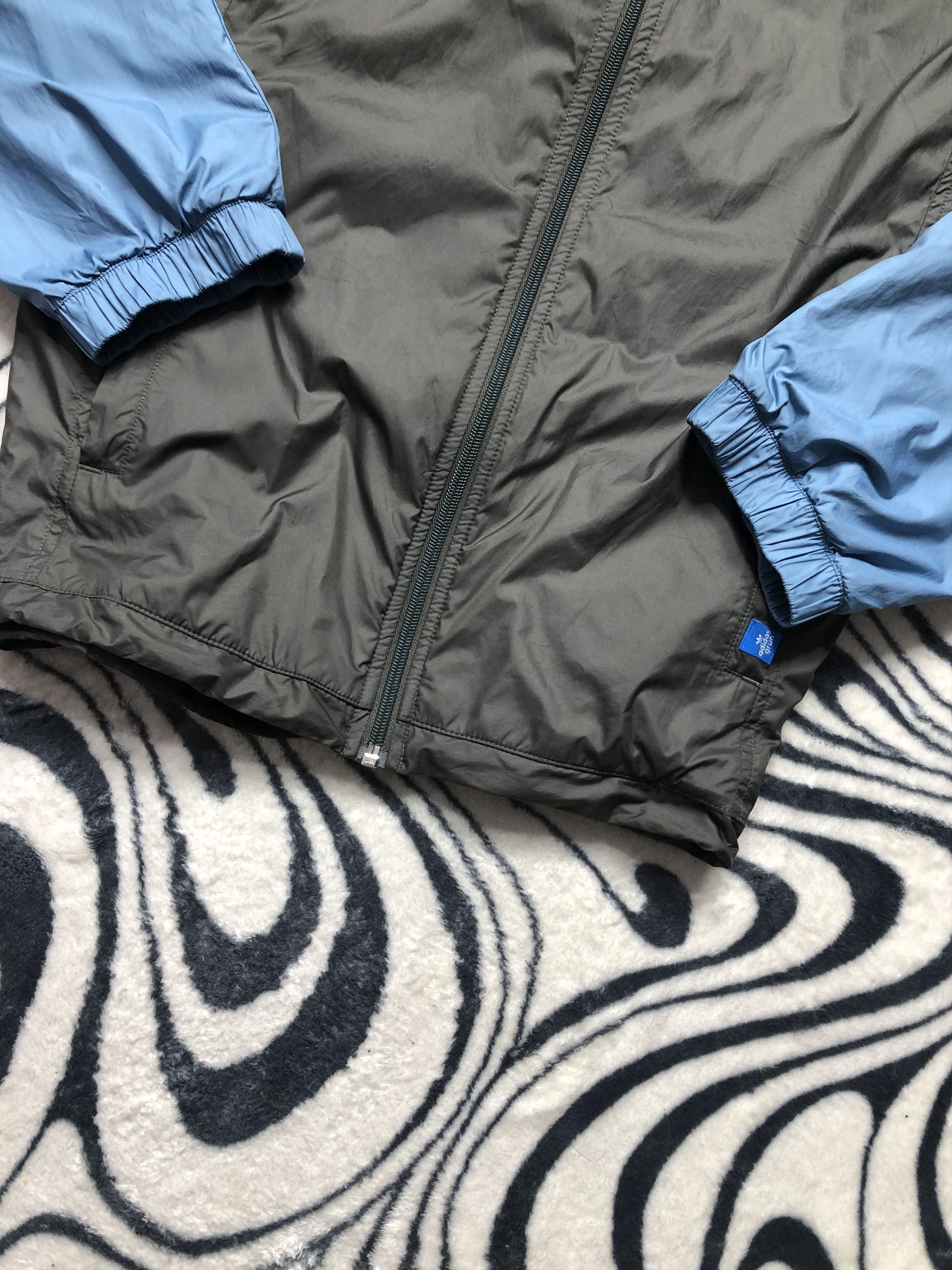 Adidas × Vintage Adidas Vintage Mens Nylon Jacket Y2K Size US XL / EU 56 / 4 - 3 Thumbnail