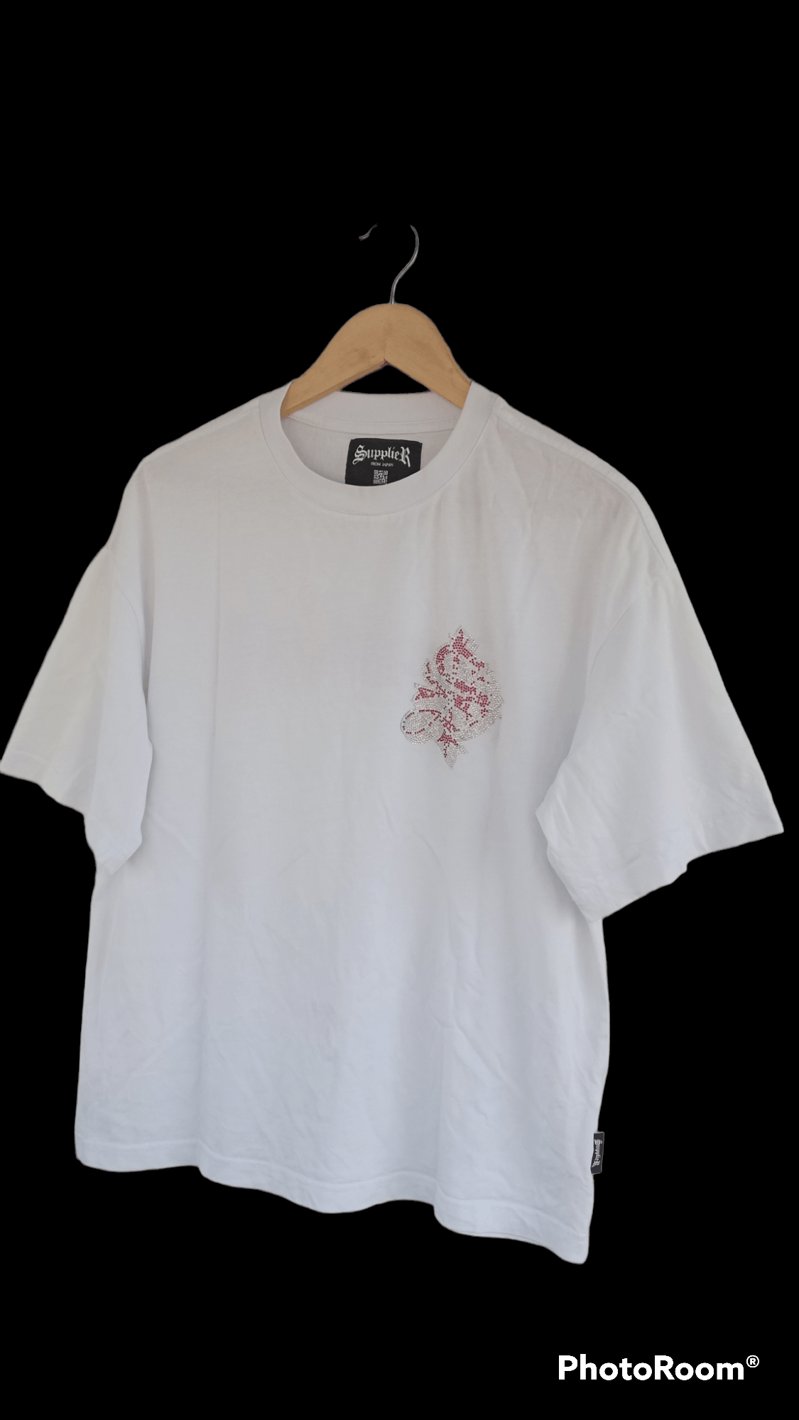 Japanese Brand × Vintage 🔥🔥Supplier Cross Stud Logo Spellout T-Shirt Size US M / EU 48-50 / 2 - 3 Thumbnail
