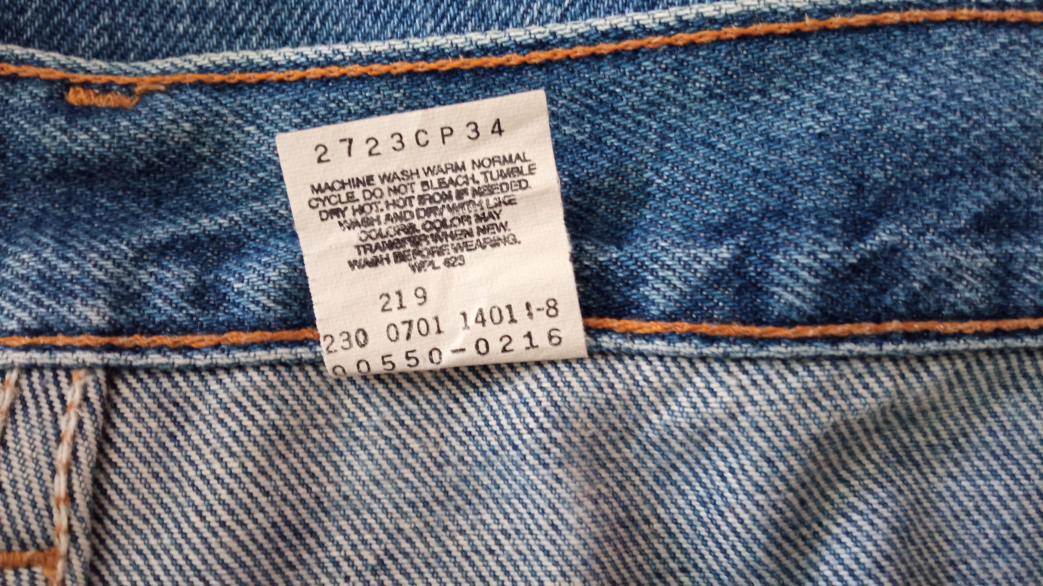 Levi's × Levi's Vintage Clothing × Vintage 🔥🔥Vintage 90's Levi's 550 Relaxed Fit Denim Size US 32 / EU 48 - 22 Thumbnail