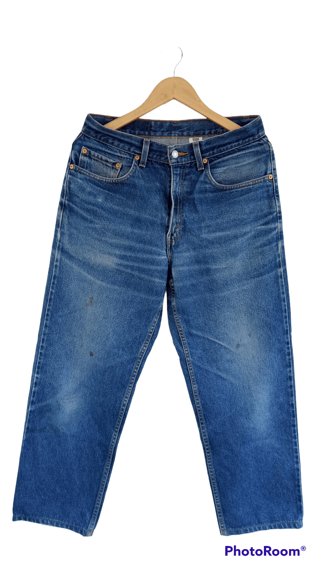 Levi's × Levi's Vintage Clothing × Vintage 🔥🔥Vintage 90's Levi's 550 Relaxed Fit Denim Size US 32 / EU 48 - 1 Thumbnail