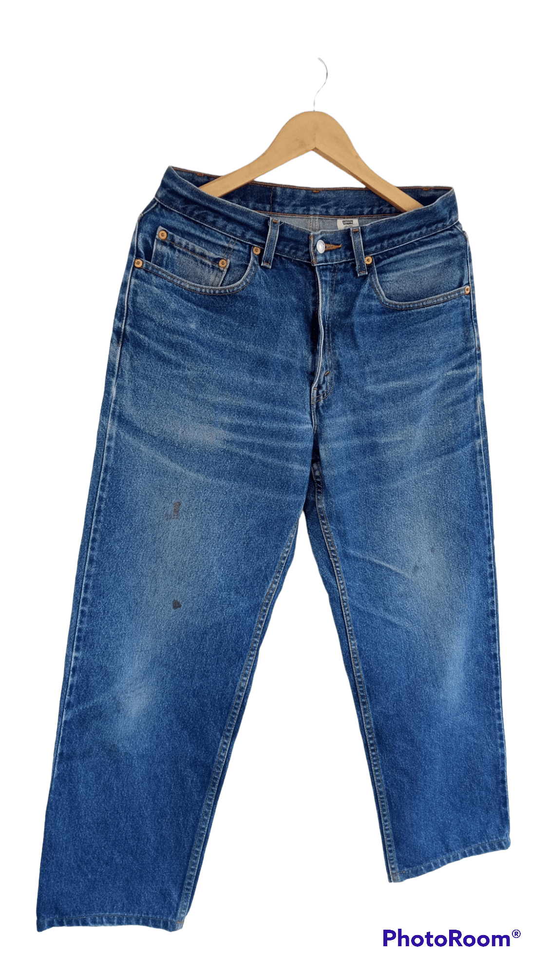 Levi's × Levi's Vintage Clothing × Vintage 🔥🔥Vintage 90's Levi's 550 Relaxed Fit Denim Size US 32 / EU 48 - 2 Thumbnail