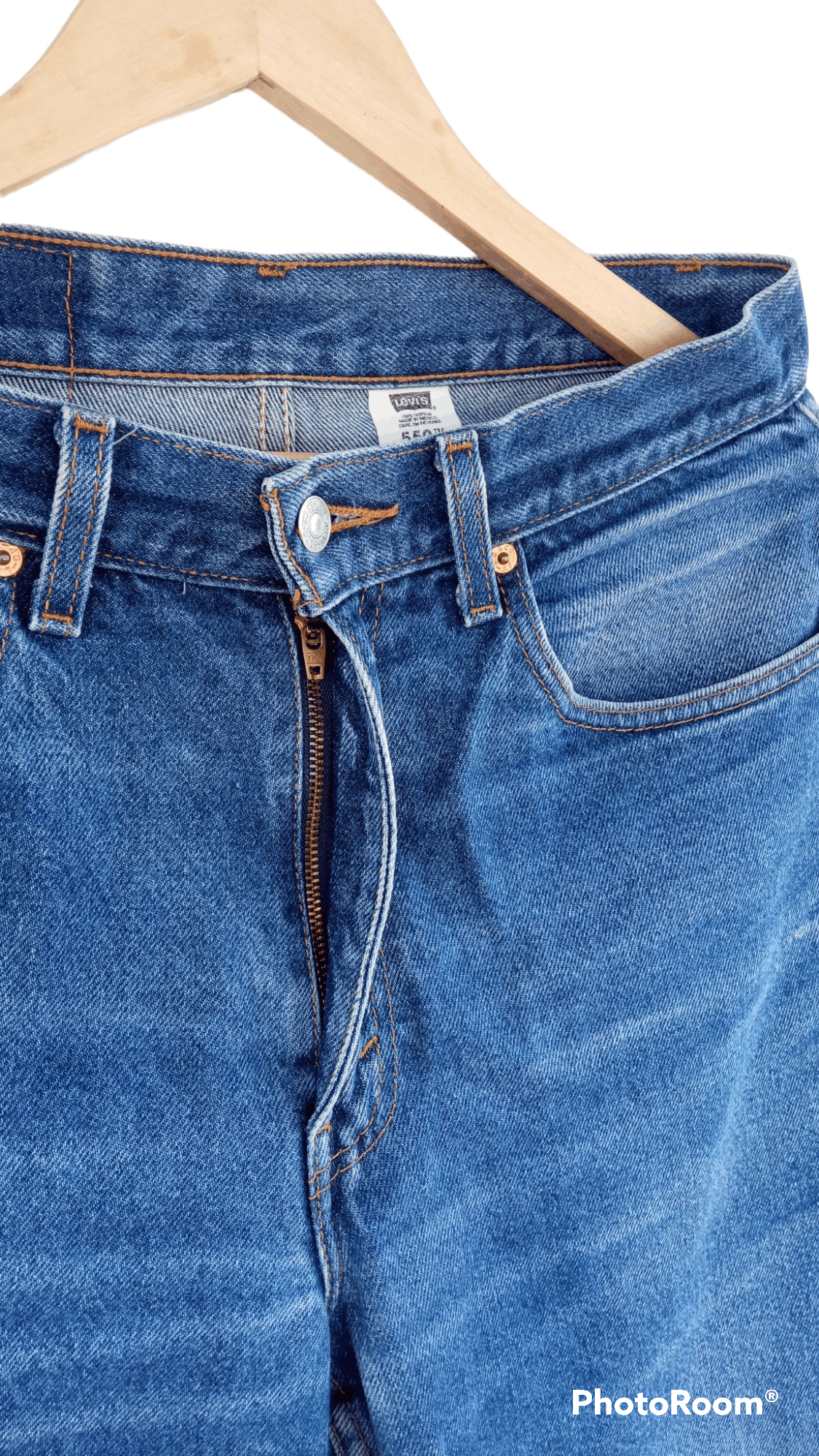 Levi's × Levi's Vintage Clothing × Vintage 🔥🔥Vintage 90's Levi's 550 Relaxed Fit Denim Size US 32 / EU 48 - 13 Thumbnail