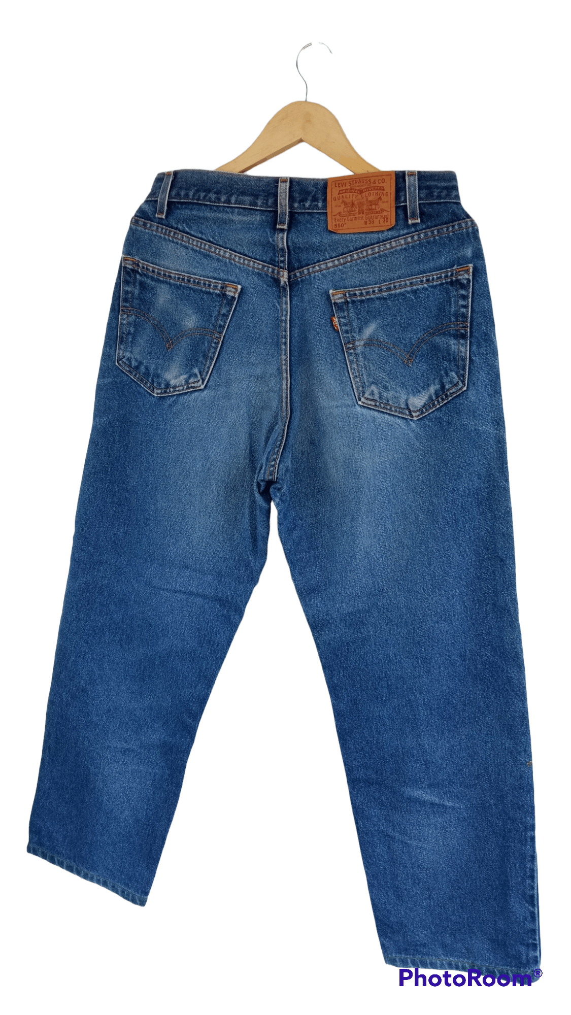 Levi's × Levi's Vintage Clothing × Vintage 🔥🔥Vintage 90's Levi's 550 Relaxed Fit Denim Size US 32 / EU 48 - 18 Thumbnail