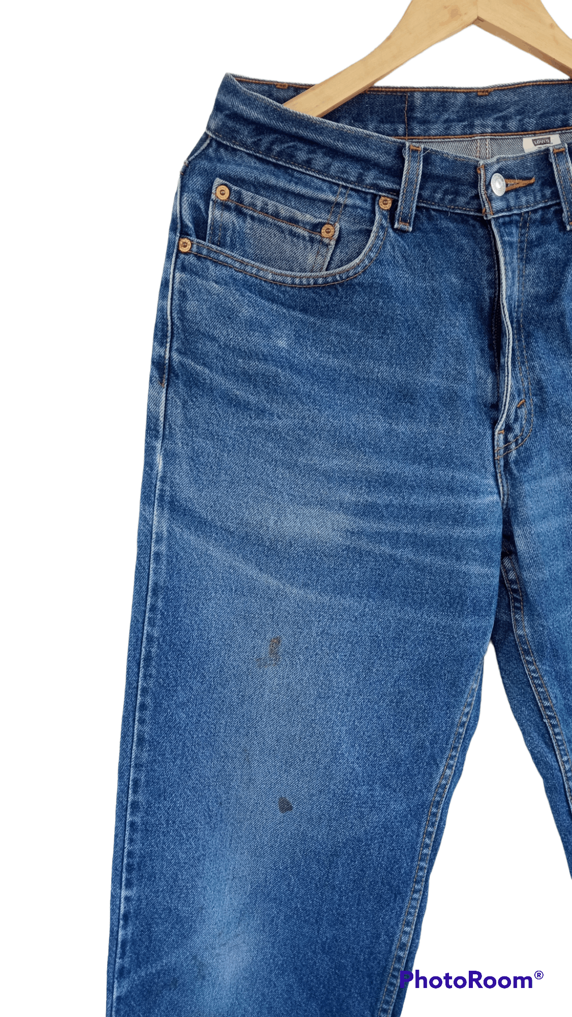 Levi's × Levi's Vintage Clothing × Vintage 🔥🔥Vintage 90's Levi's 550 Relaxed Fit Denim Size US 32 / EU 48 - 6 Thumbnail
