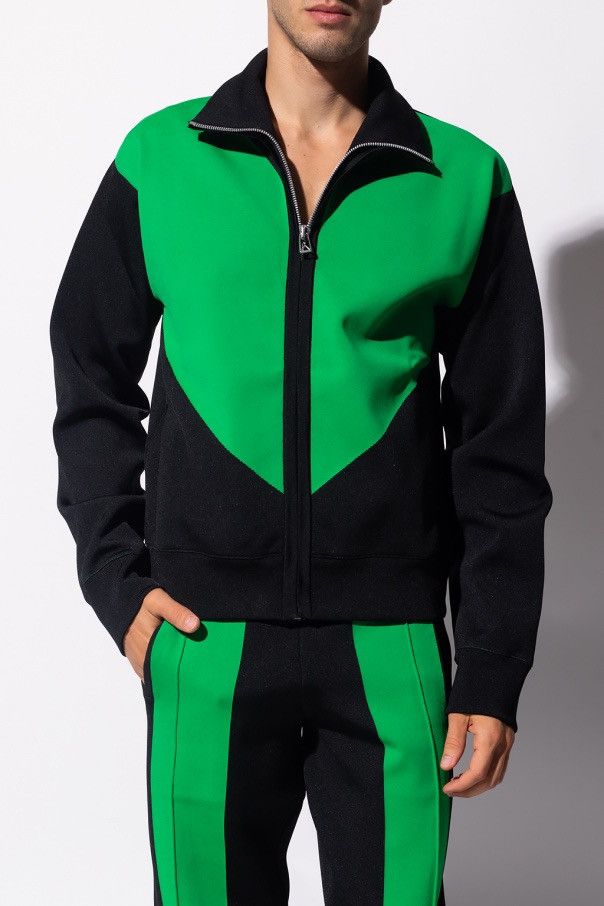 Bottega Veneta Color Block Tech Jersey Track Jacket Size US S / EU 44-46 / 1 - 1 Thumbnail