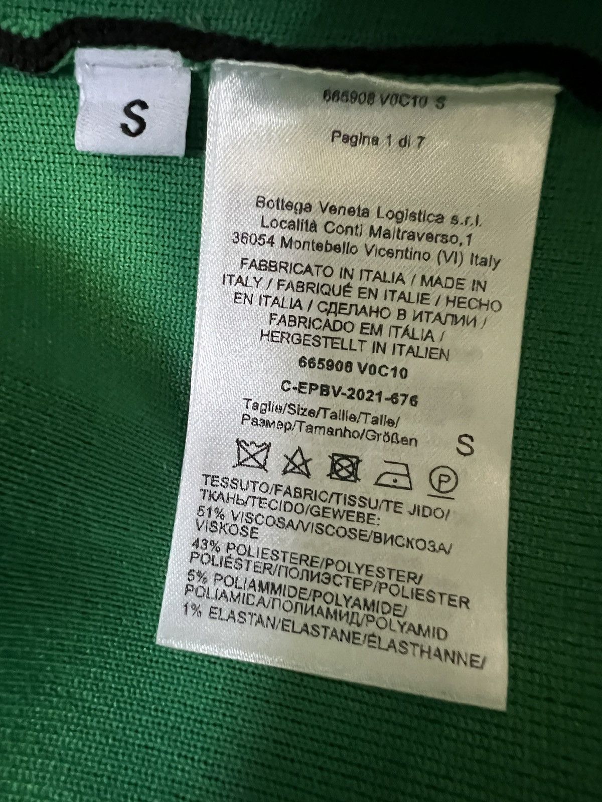 Bottega Veneta Color Block Tech Jersey Track Jacket Size US S / EU 44-46 / 1 - 7 Thumbnail