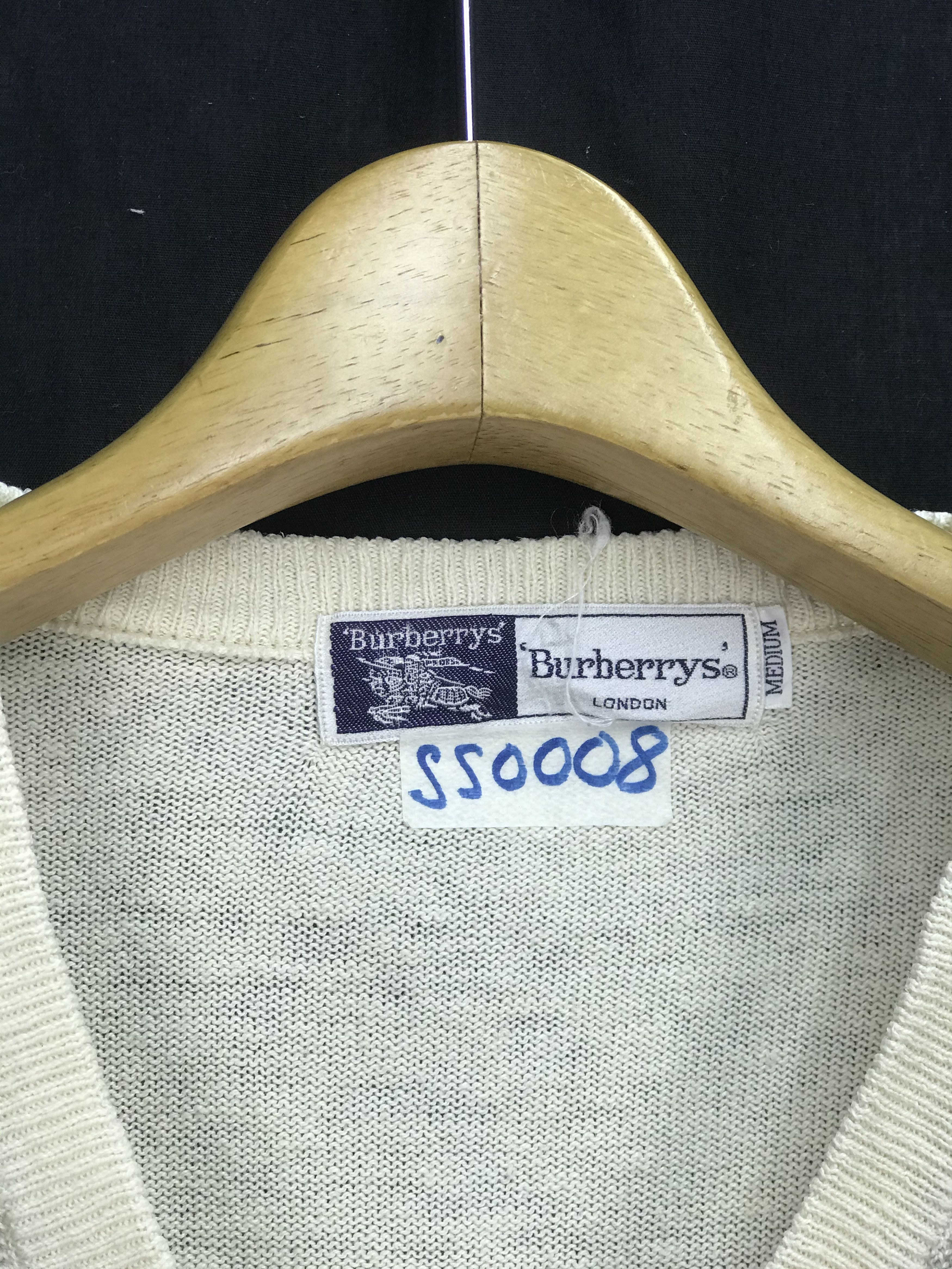 Burberry VINTAGE BURBERRY NOVA CHECK KNITWEAR STYLE SWEATSHIRT Size US M / EU 48-50 / 2 - 2 Thumbnail