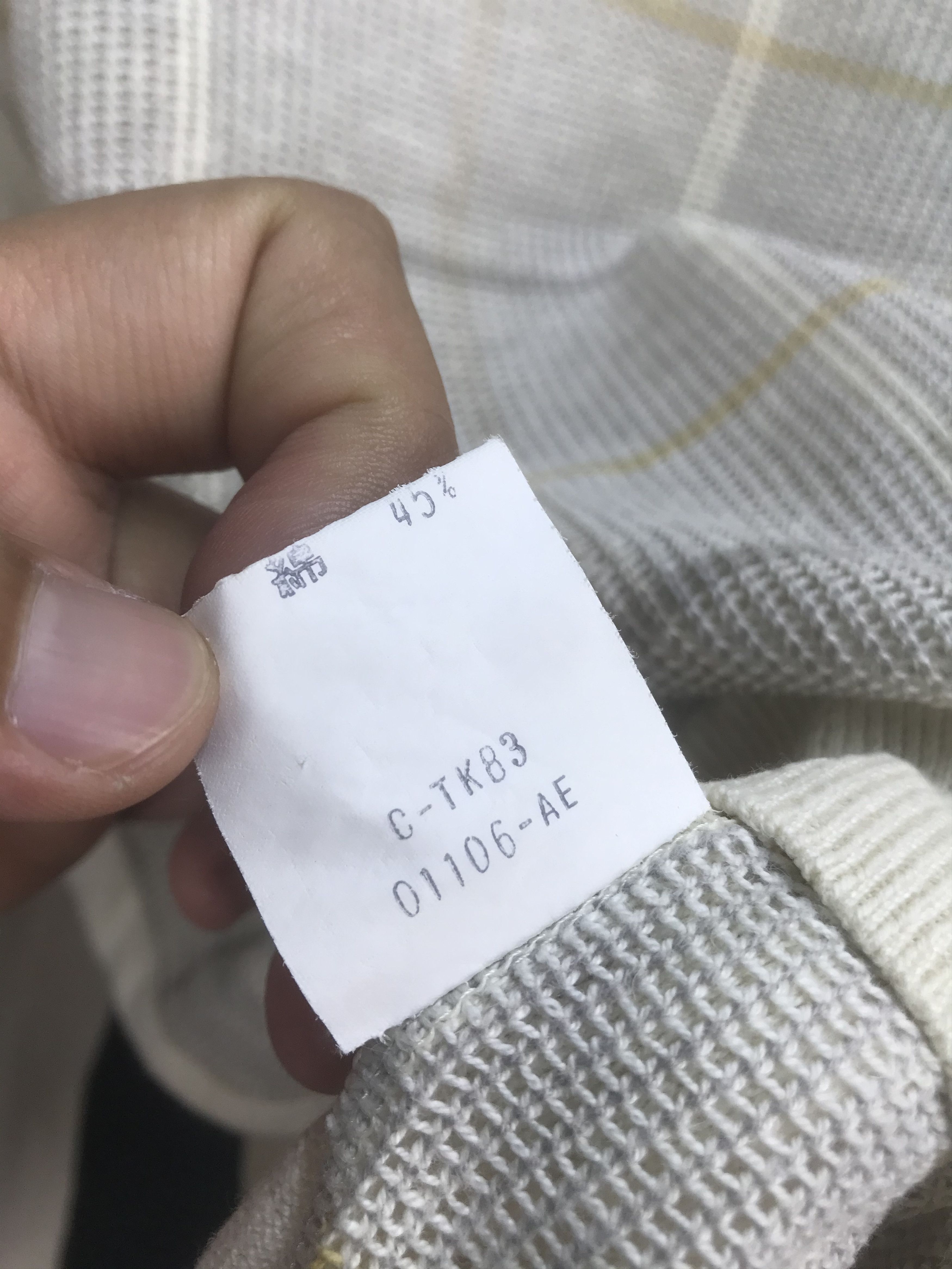 Burberry VINTAGE BURBERRY NOVA CHECK KNITWEAR STYLE SWEATSHIRT Size US M / EU 48-50 / 2 - 6 Thumbnail