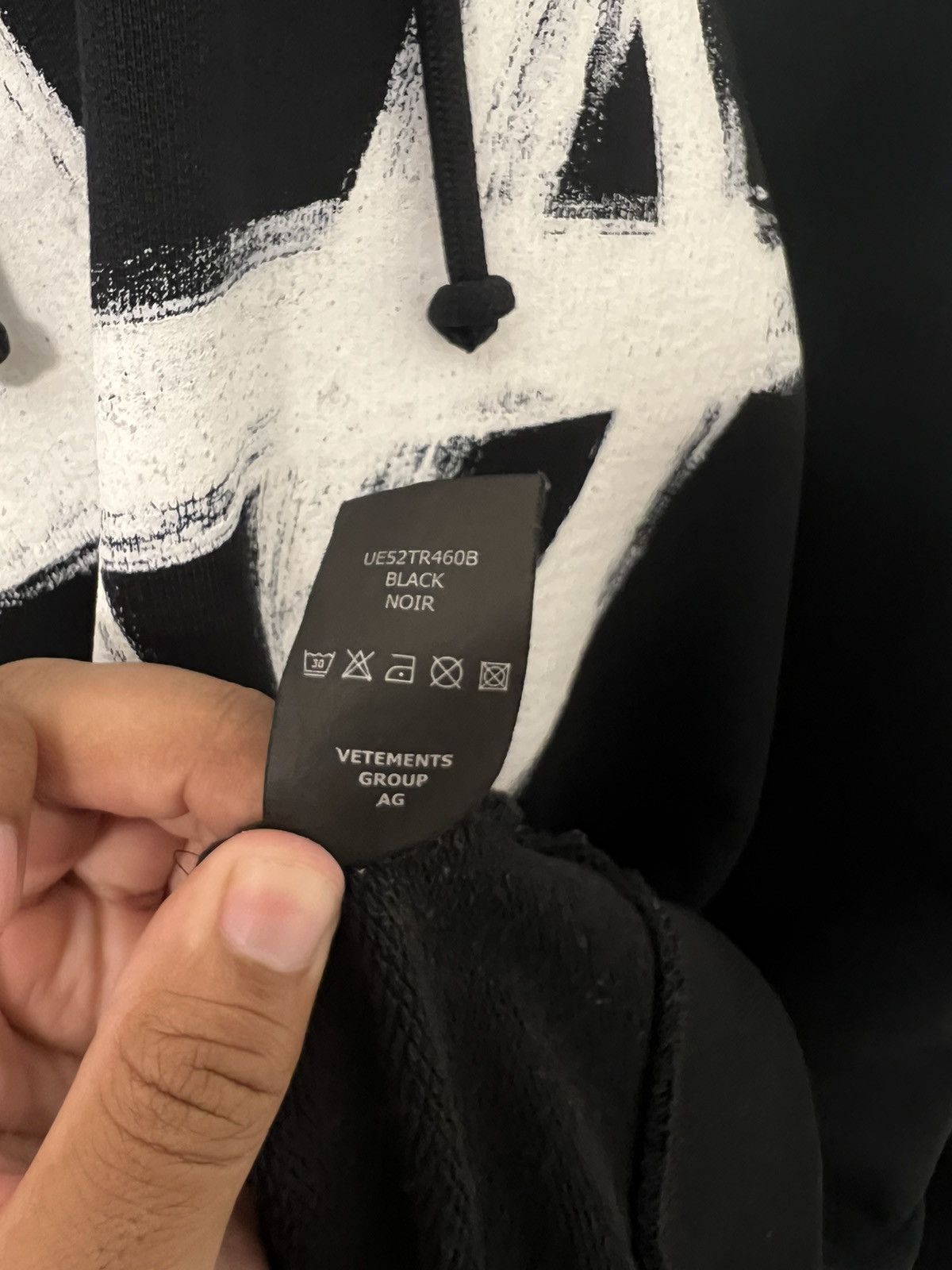 Vetements Vetements black double anarchy hoodie Size US XL / EU 56 / 4 - 4 Thumbnail