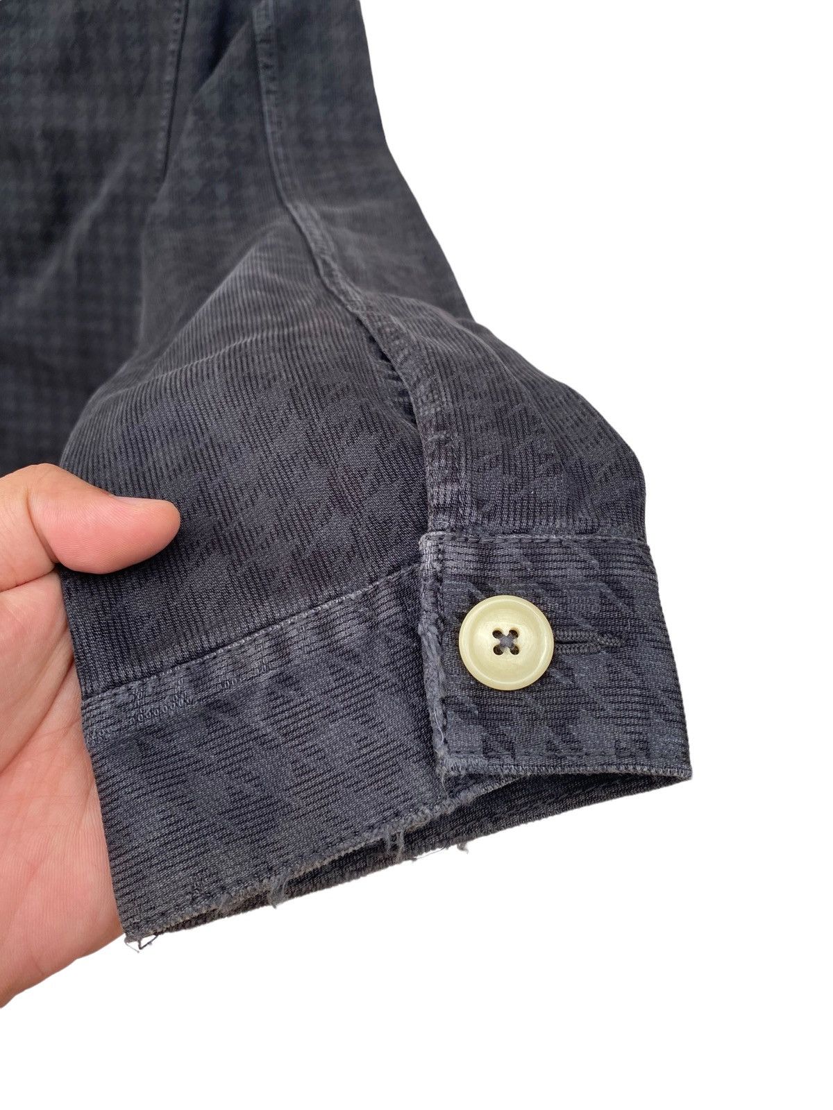 Levi's Vintage Thrashed Sun Faded Levis Houndtooth Trucker Jacket Size US M / EU 48-50 / 2 - 6 Thumbnail