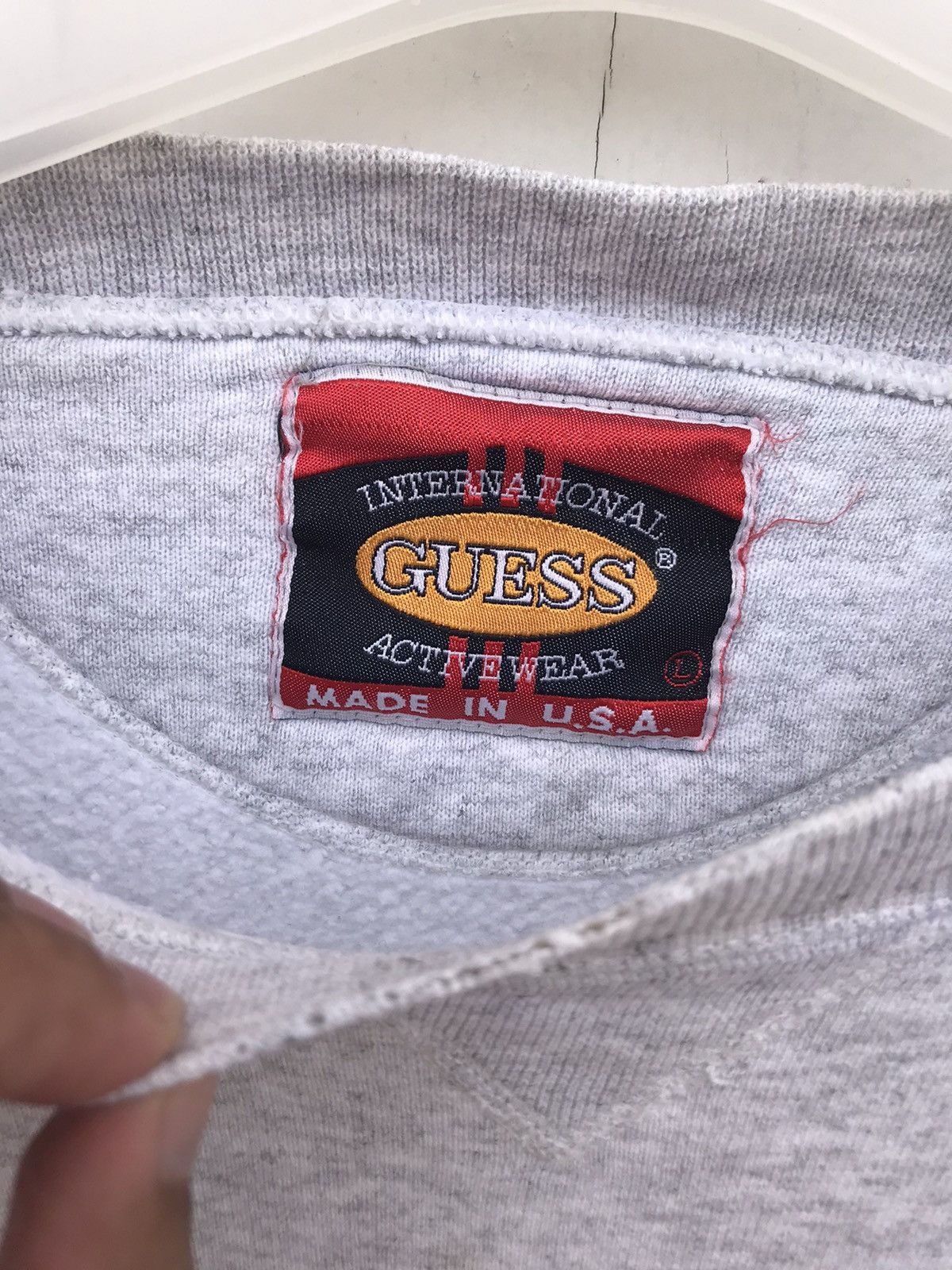 Guess Vintage Guess 1995 Big Logo Sweatshirt Size US L / EU 52-54 / 3 - 7 Thumbnail
