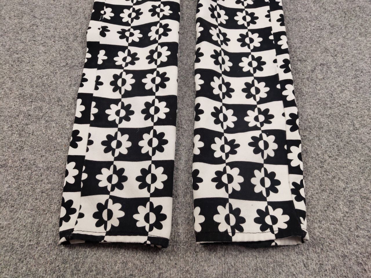 Japanese Brand Vintage 90s checkerboard pattern Jeans Japanese Streetwear Size 32" / US 10 / IT 46 - 8 Thumbnail