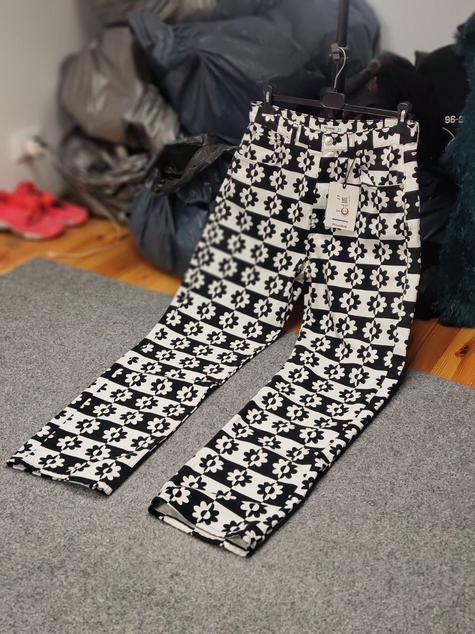 Japanese Brand Vintage 90s checkerboard pattern Jeans Japanese Streetwear Size 32" / US 10 / IT 46 - 20 Thumbnail