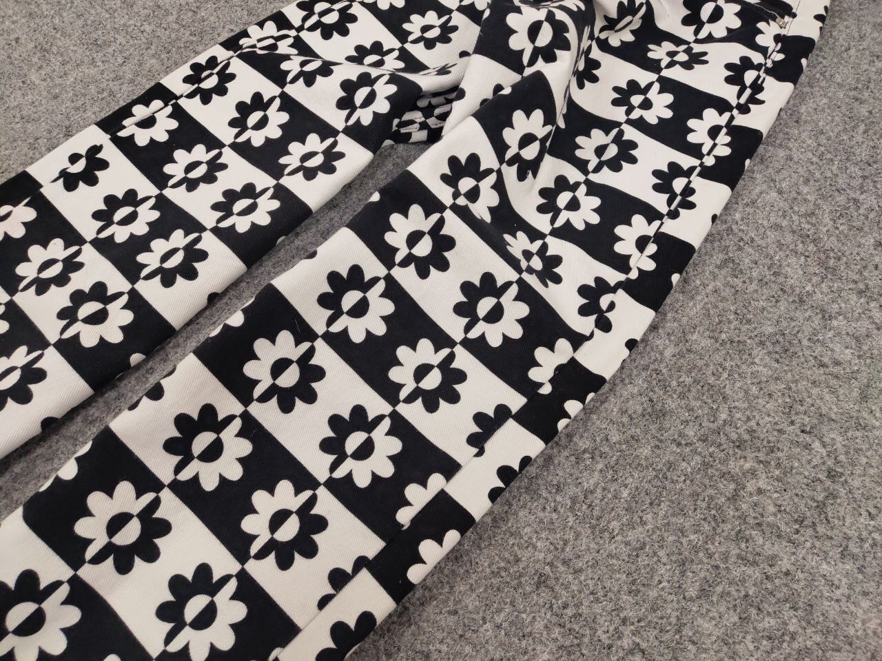 Japanese Brand Vintage 90s checkerboard pattern Jeans Japanese Streetwear Size 32" / US 10 / IT 46 - 5 Thumbnail