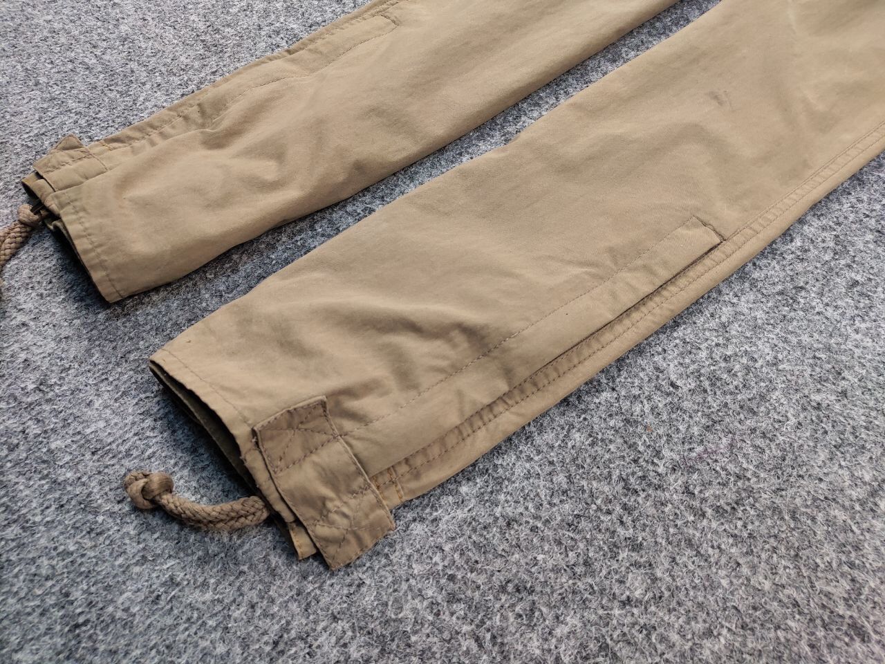Japanese Brand Vintage 90's Japan Casual Beige Cargo Pants Dragon Logo Size US 34 / EU 50 - 5 Thumbnail