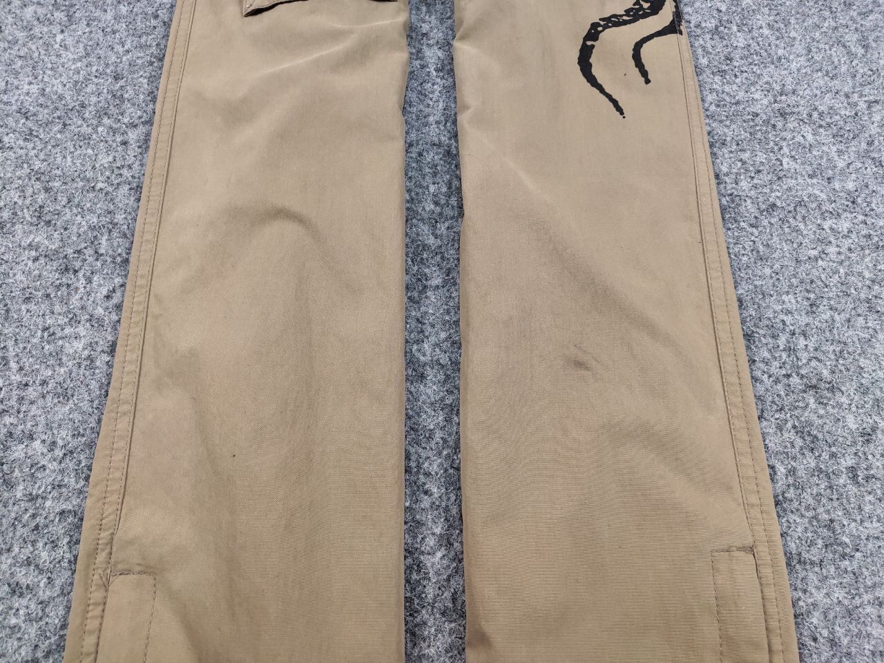 Japanese Brand Vintage 90's Japan Casual Beige Cargo Pants Dragon Logo Size US 34 / EU 50 - 8 Thumbnail