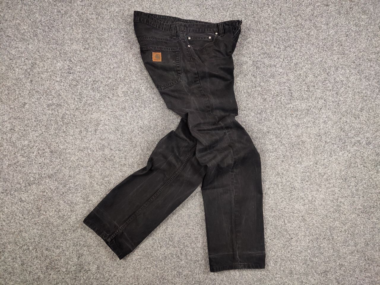 Carhartt Vintage 90's Carhartt Slim Pants Black Denim Casual Jeans Size US 31 - 17 Thumbnail