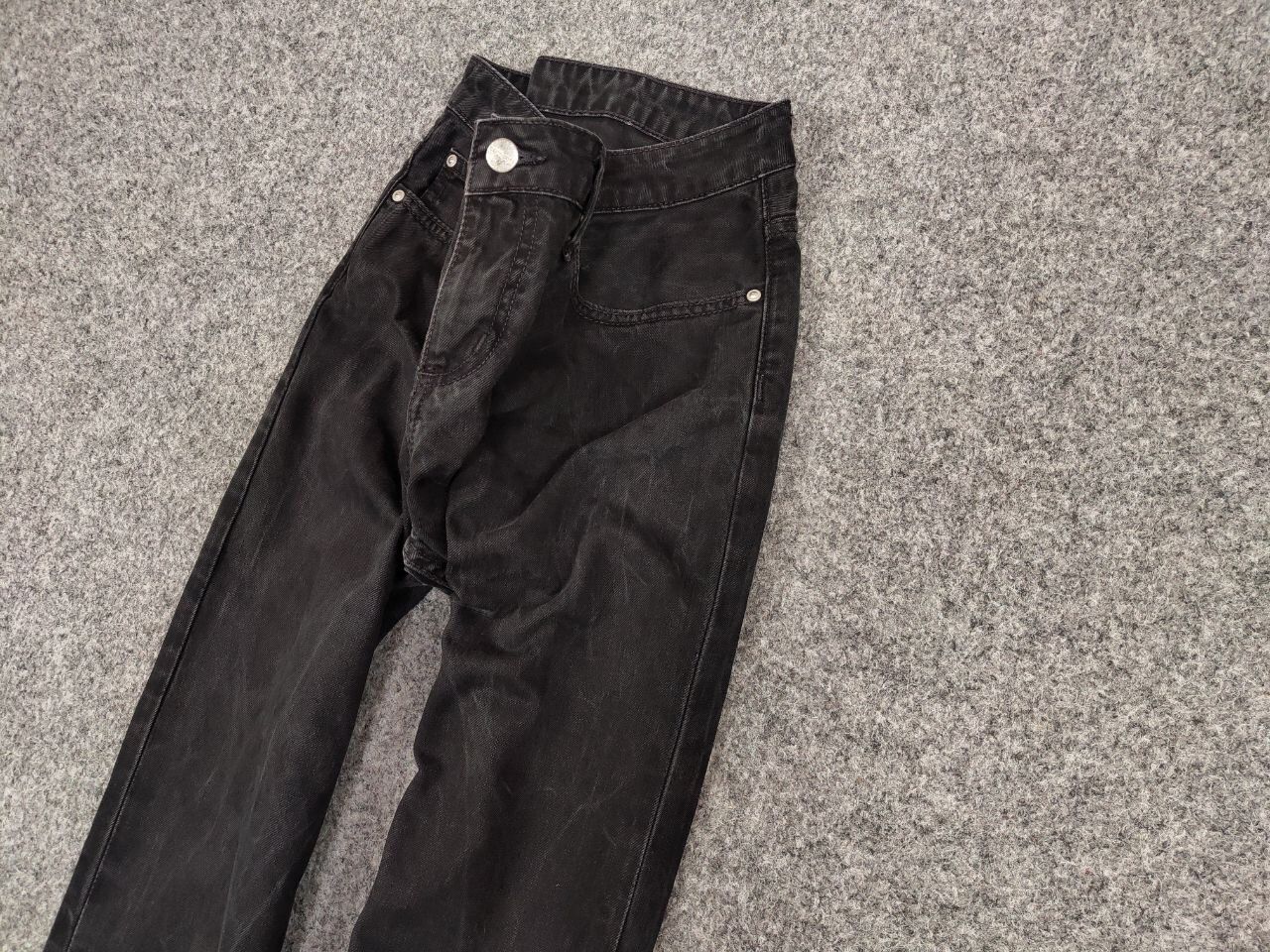 Carhartt Vintage 90's Carhartt Slim Pants Black Denim Casual Jeans Size US 31 - 4 Thumbnail