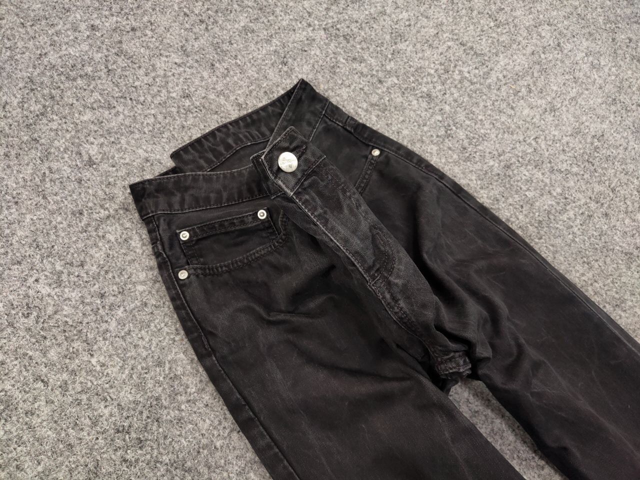 Carhartt Vintage 90's Carhartt Slim Pants Black Denim Casual Jeans Size US 31 - 11 Thumbnail