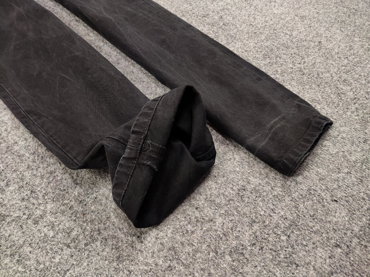 Carhartt Vintage 90's Carhartt Slim Pants Black Denim Casual Jeans Size US 31 - 10 Thumbnail