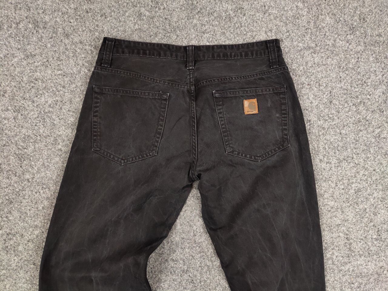 Carhartt Vintage 90's Carhartt Slim Pants Black Denim Casual Jeans Size US 31 - 16 Thumbnail