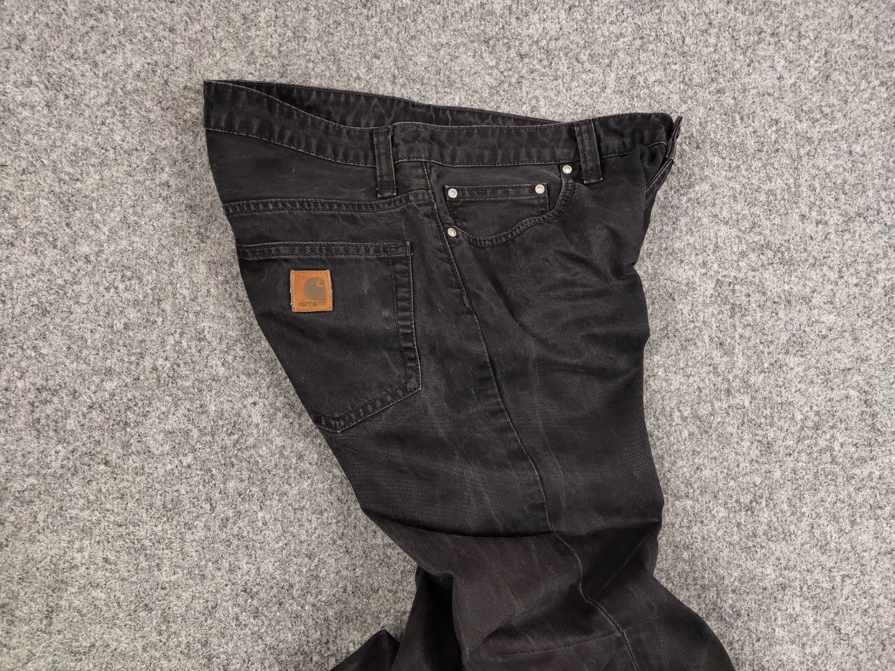 Carhartt Vintage 90's Carhartt Slim Pants Black Denim Casual Jeans Size US 31 - 18 Thumbnail