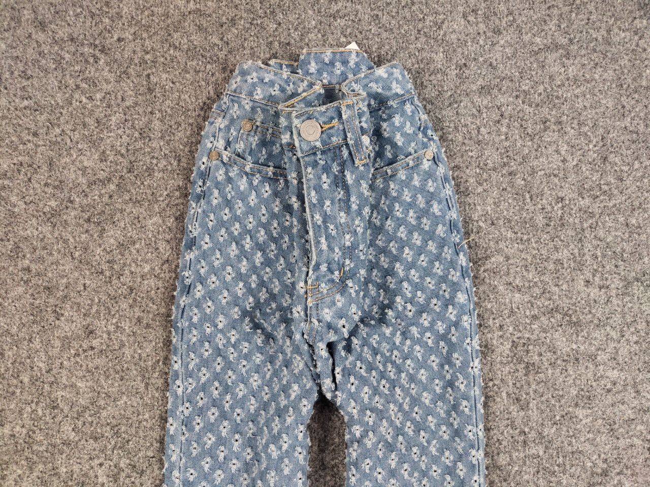 Japanese Brand Vintage Hype Japan Washed Denim Distressed Skater Jeans Size US 29 - 6 Thumbnail