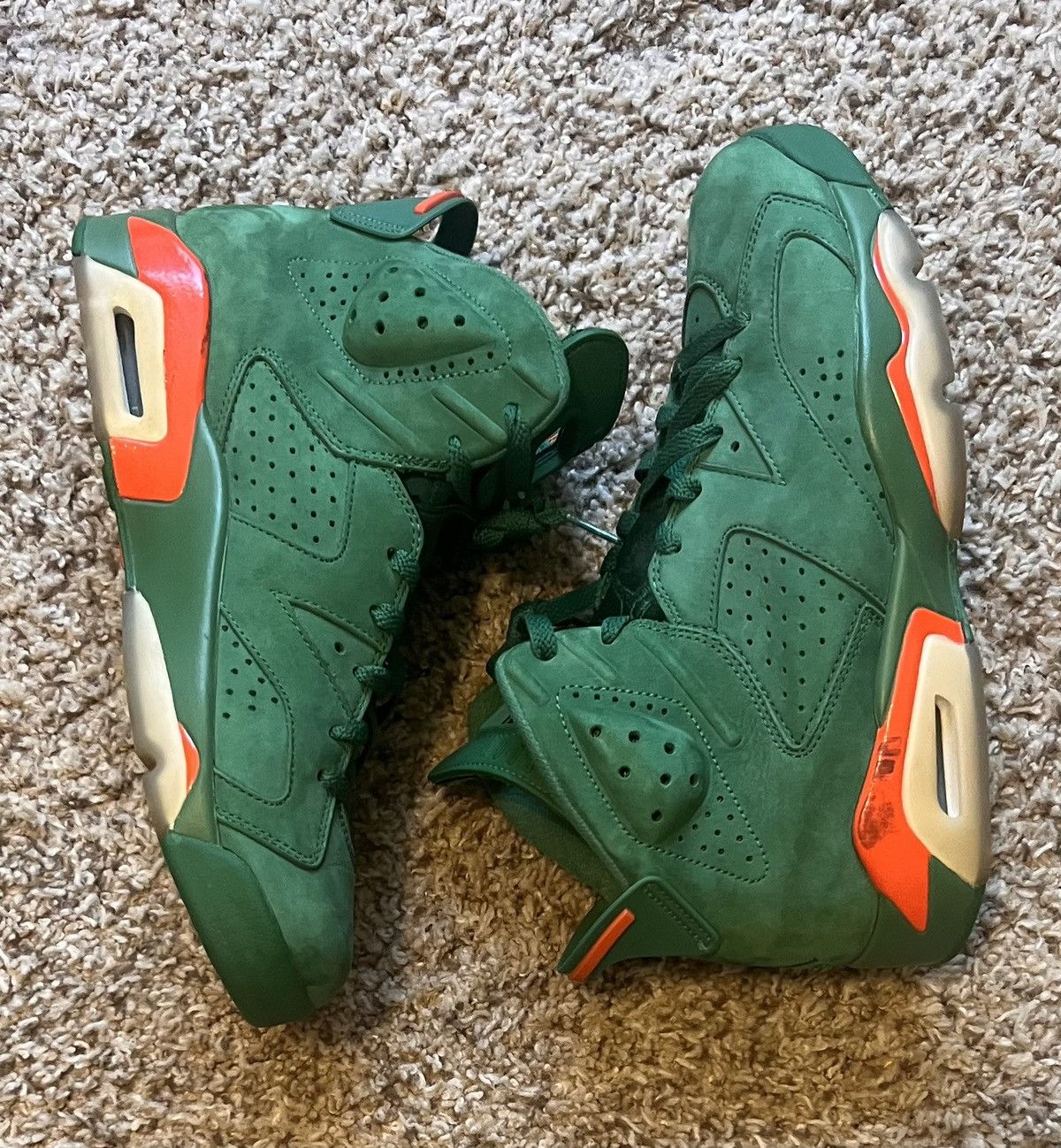 Nike Air Jordan Retro Gatorade Green Suede - Main Image