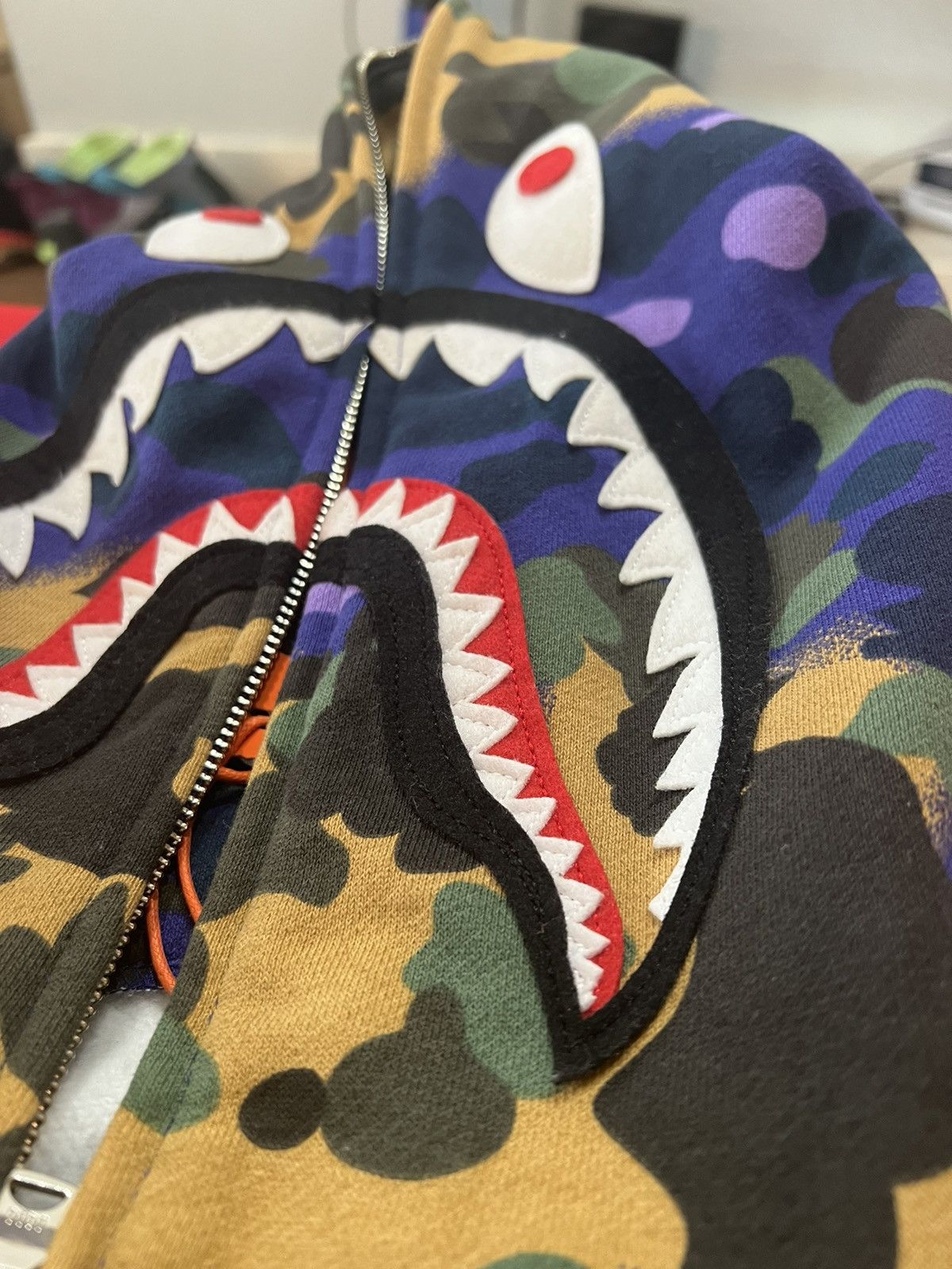 Bape × Heron Preston BAPE x Heron Preston Shark Full Zip Bape × Heron Preston BAPE x Heron Preston Shark Full Zip