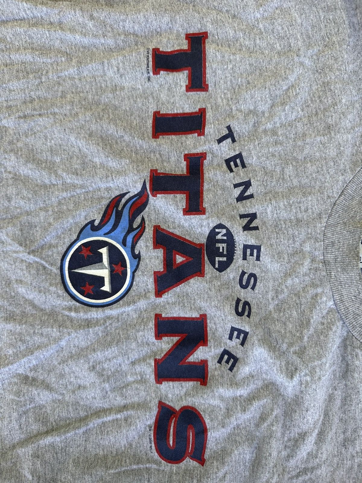 NFL × Vintage Vintage NFL Tennessee Titans Longsleeve T shirt Size US XL / EU 56 / 4 - 3 Thumbnail