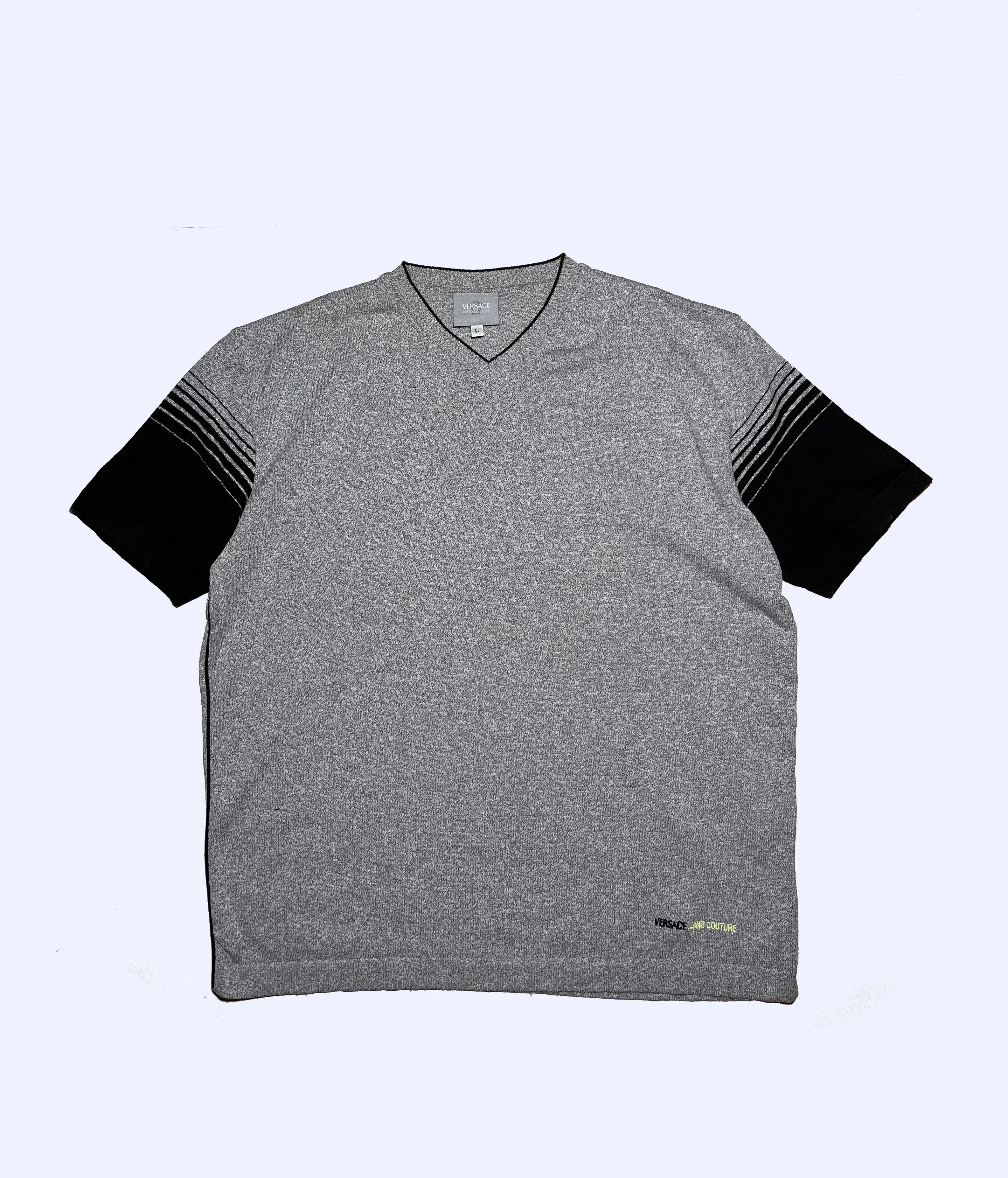 VERSACE Jeans Couture Vintage Silver Sport T-shirt
