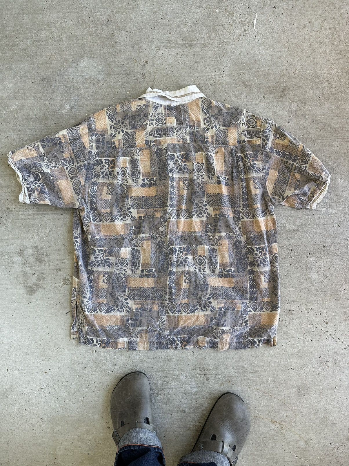 Gotcha × Vintage Vintage Gotcha y2k Button Up Pattern shirt Size US L / EU 52-54 / 3 - 4 Thumbnail