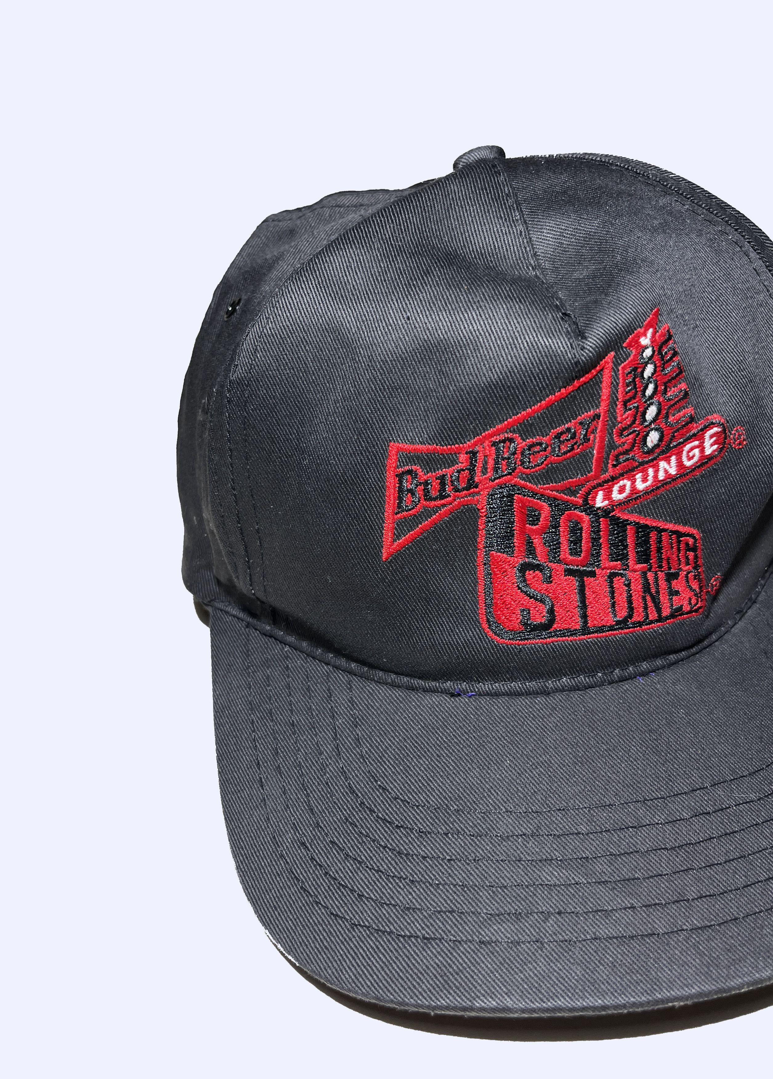Budweiser Bud Beer Rolling Stones Vintage 90s Rare Trucker Cap Size ONE SIZE - 5 Thumbnail