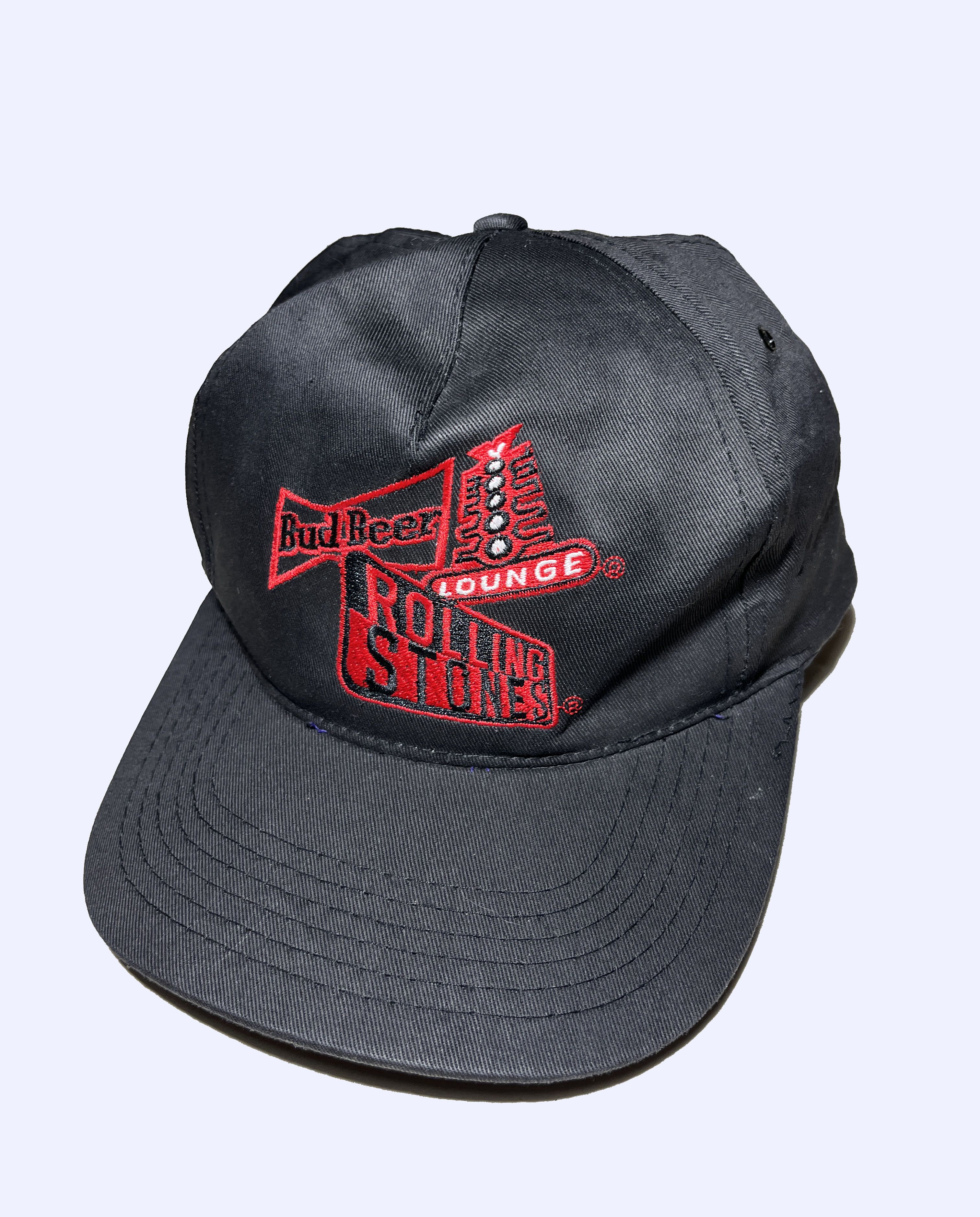 Budweiser Bud Beer Rolling Stones Vintage 90s Rare Trucker Cap Size ONE SIZE - 6 Thumbnail