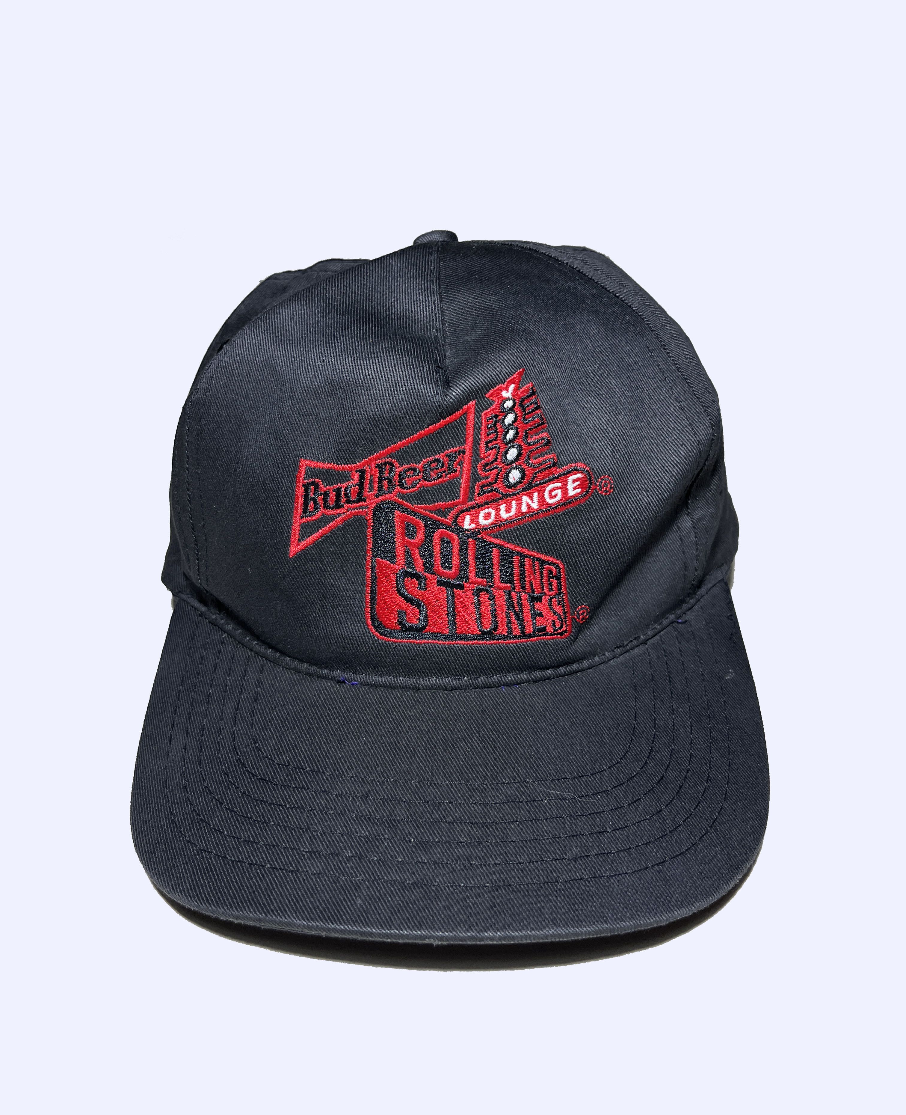 Budweiser Bud Beer Rolling Stones Vintage 90s Rare Trucker Cap Size ONE SIZE - 1 Thumbnail