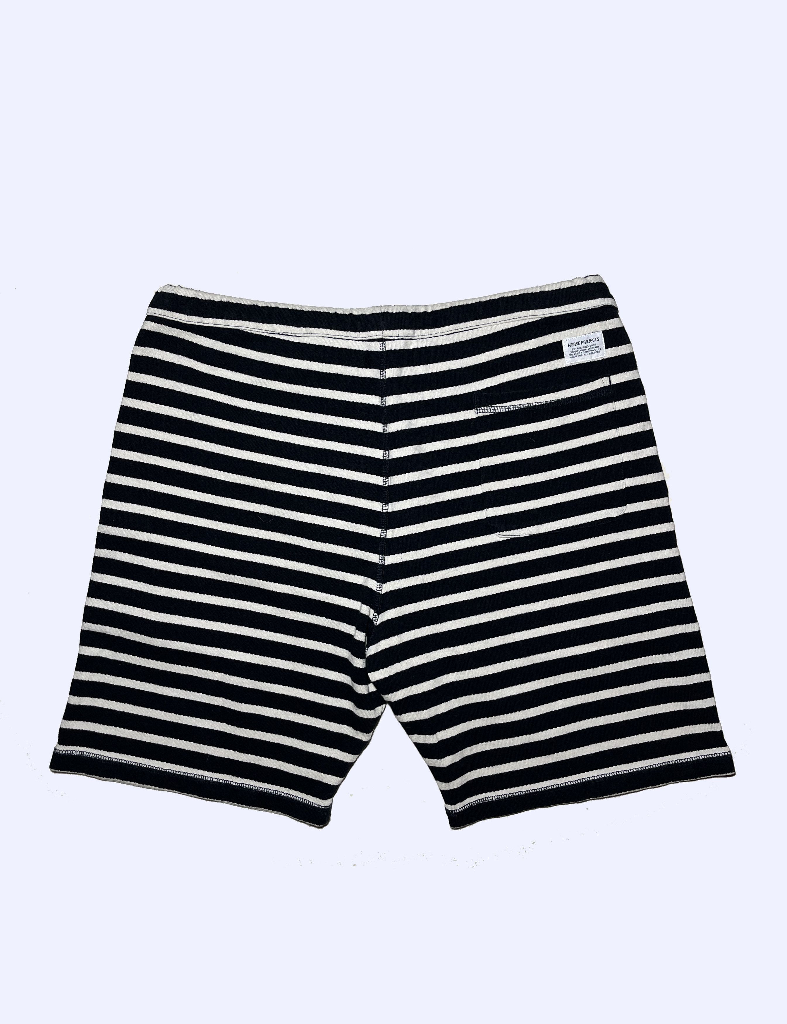 Norse Projects Norse Projects Ro Shorts Compact Striped Blue Shorts Size US 34 / EU 50 - 12 Thumbnail