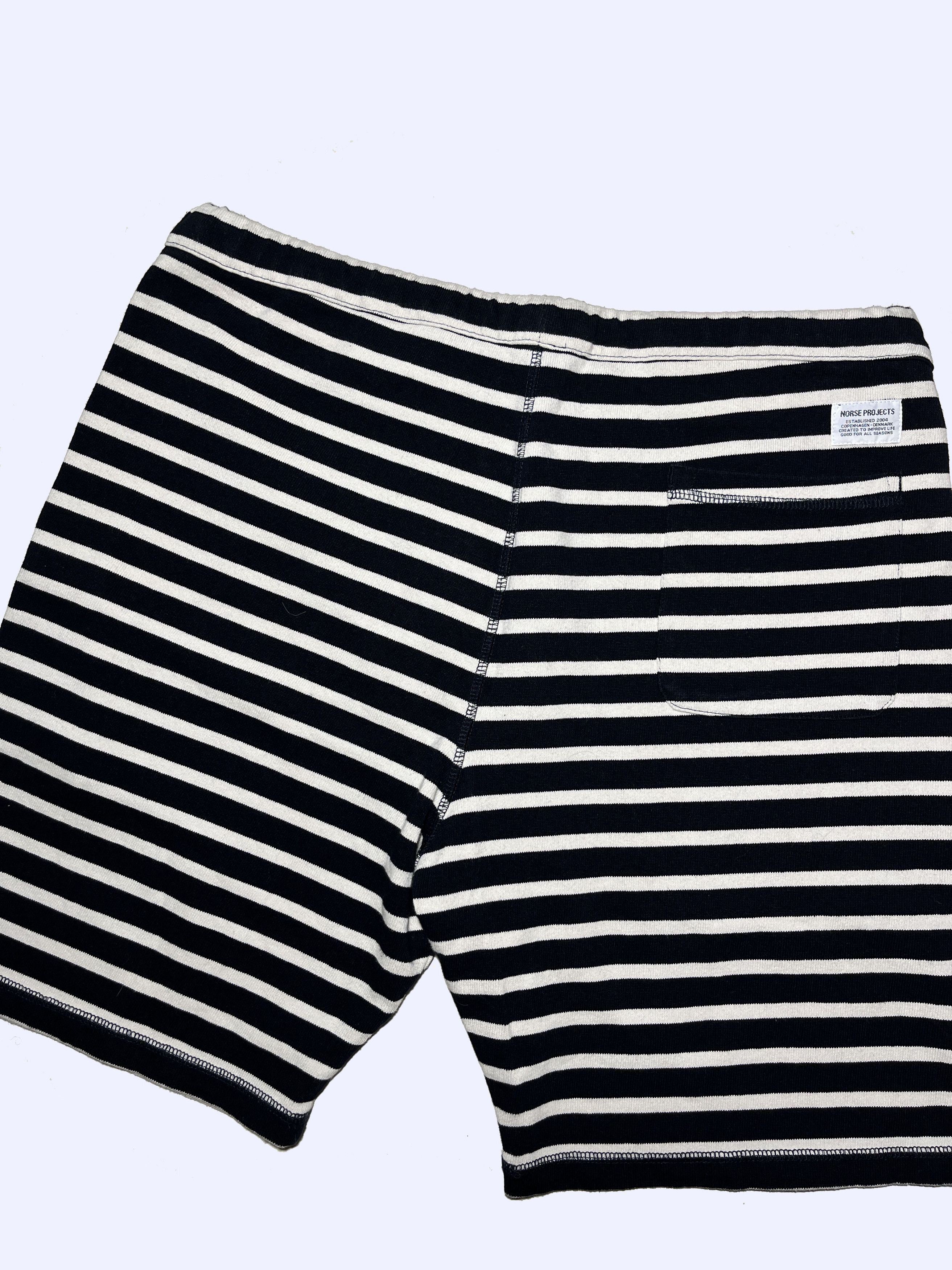 Norse Projects Norse Projects Ro Shorts Compact Striped Blue Shorts Size US 34 / EU 50 - 15 Thumbnail