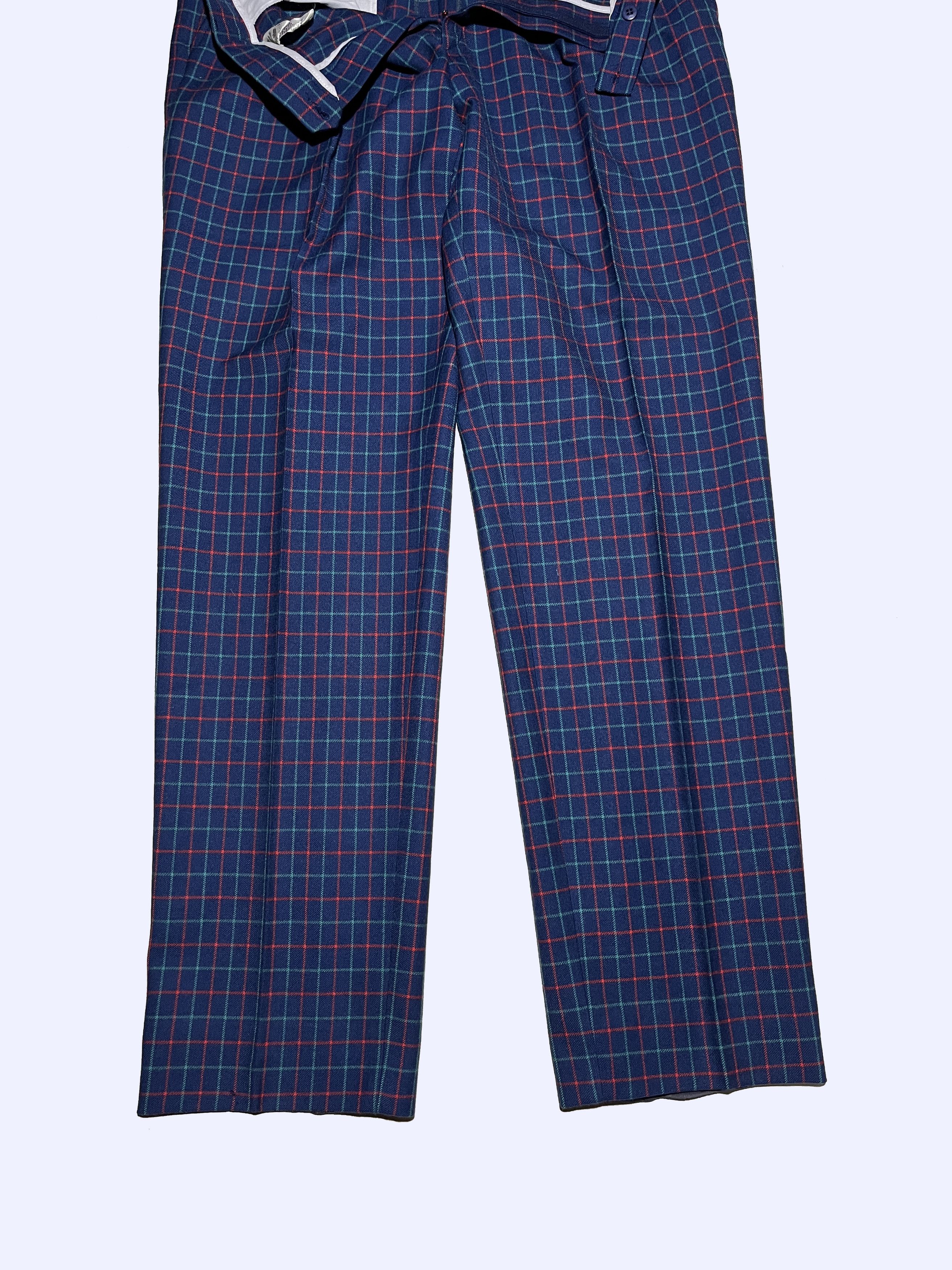 Lacoste LACOSTE Vintage Wool Plaid Checkered Golf Pants Size US 30 / EU 46 - 7 Thumbnail