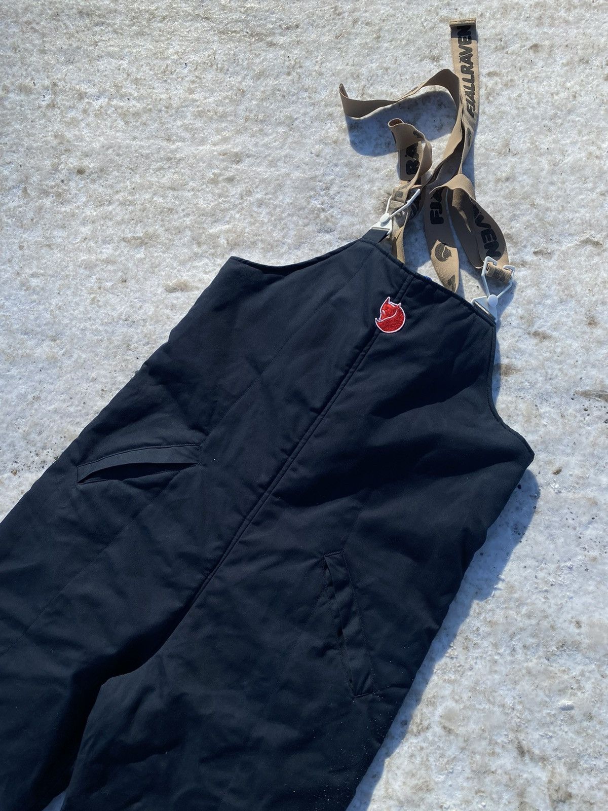 image of Mens Vintage Fjallraven Ski Pants Overalls Archive Y2K in Navy (Size 36)