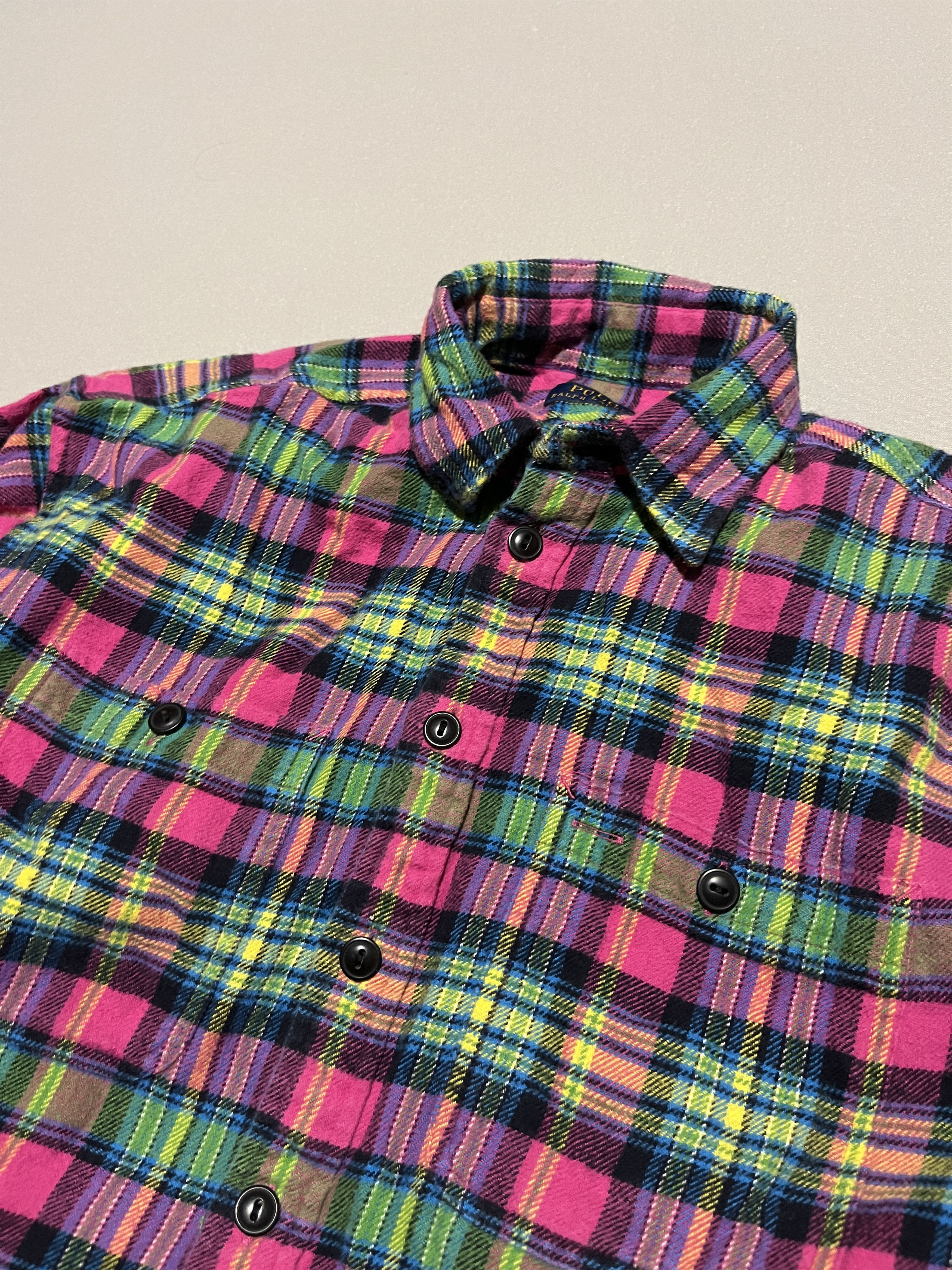 Flannel Polo Ralph Lauren Flannel Warm & Soft Shirt Size US S / EU 44-46 / 1 - 8 Thumbnail
