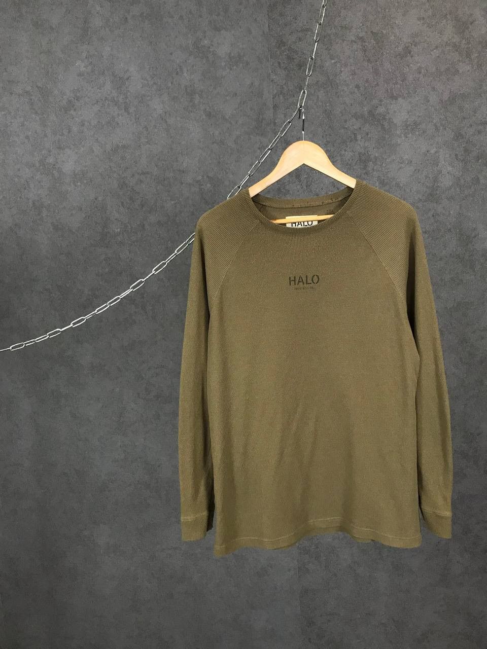 Halo Halo New Line Denmark designer center logo longsleeve Size US XL / EU 56 / 4 - 1 Thumbnail