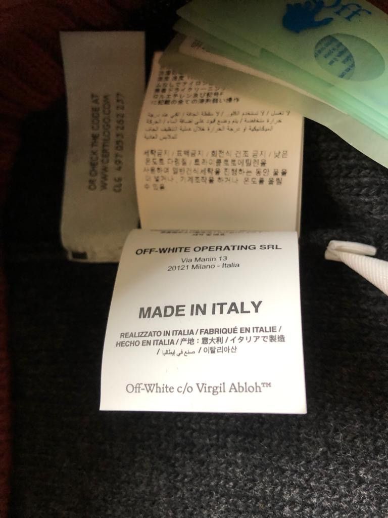 Off-White Off-White FW20 Sweater Men Multicolor Size US S / EU 44-46 / 1 - 9 Thumbnail