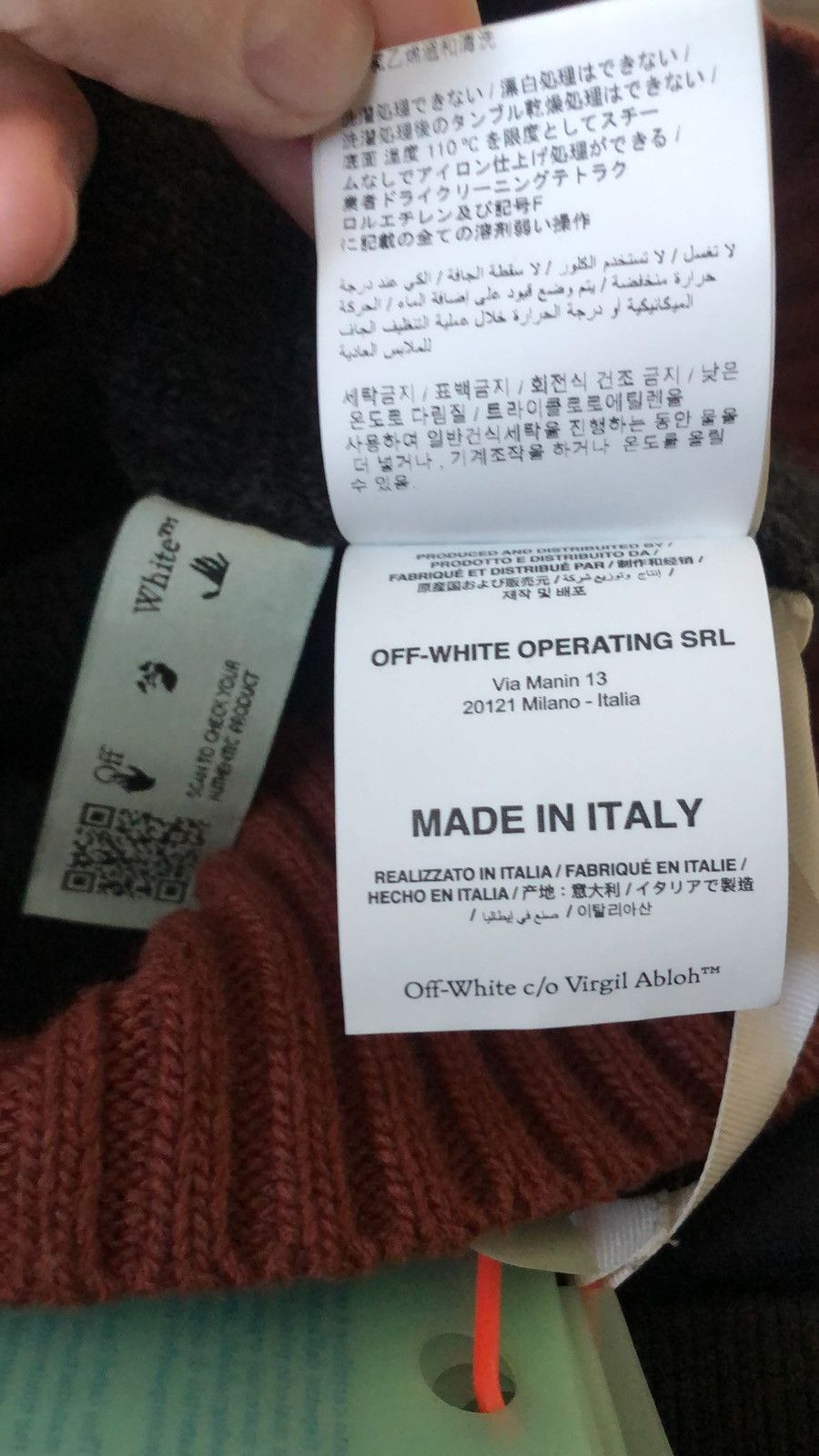 Off-White Off-White FW20 Sweater Men Multicolor Size US S / EU 44-46 / 1 - 15 Thumbnail